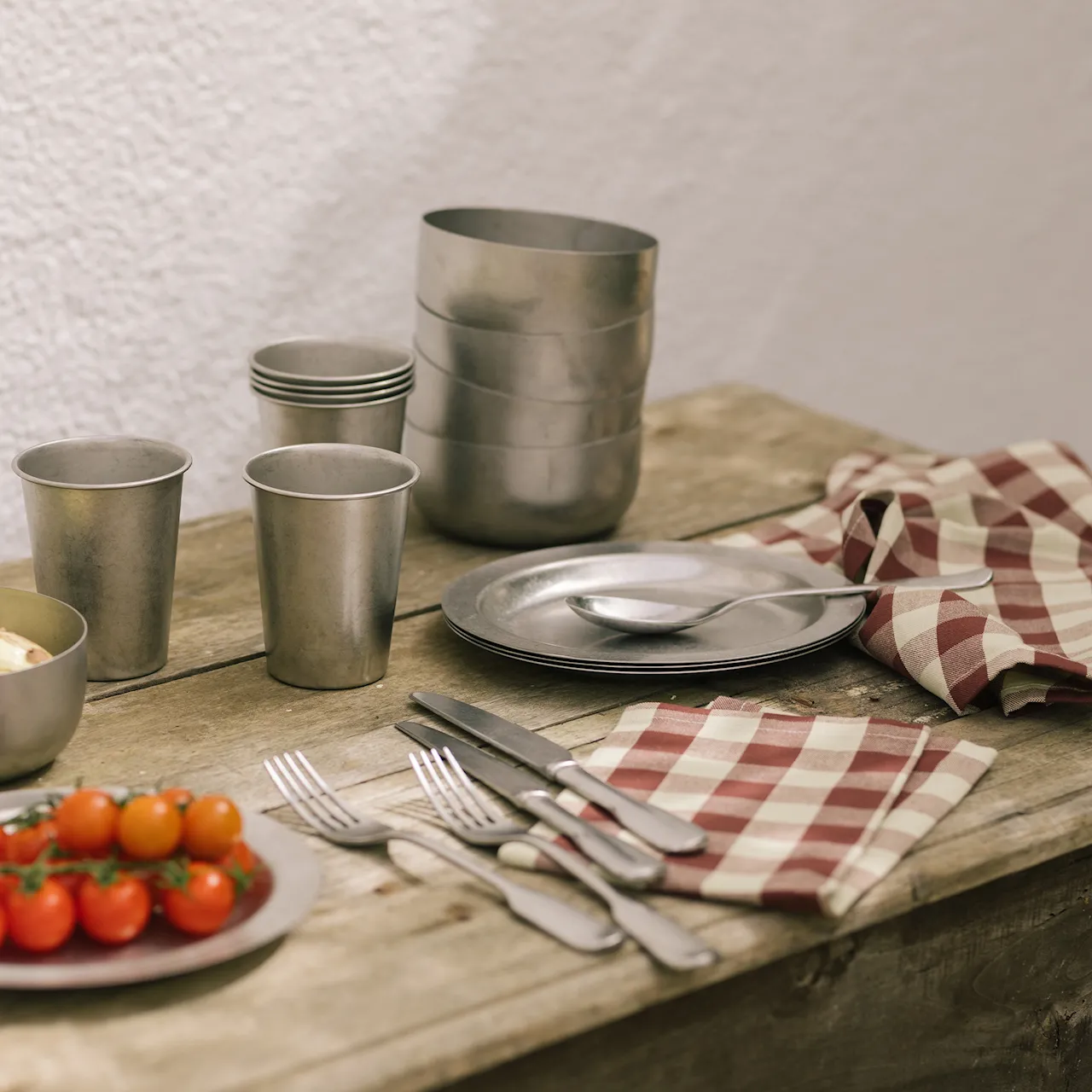 Bothy Check stoffservietter 4-pakning