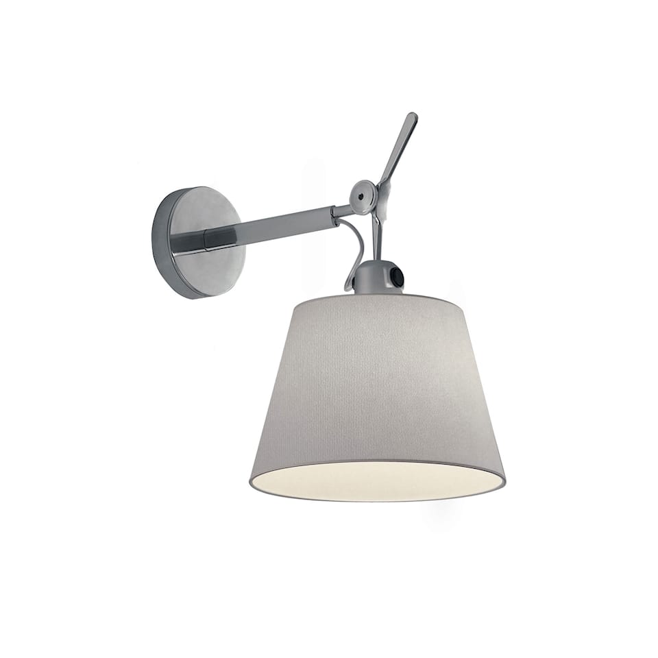 Tolomeo Diffusore Wall Lamp Ø 18 cm - Grey Satin
