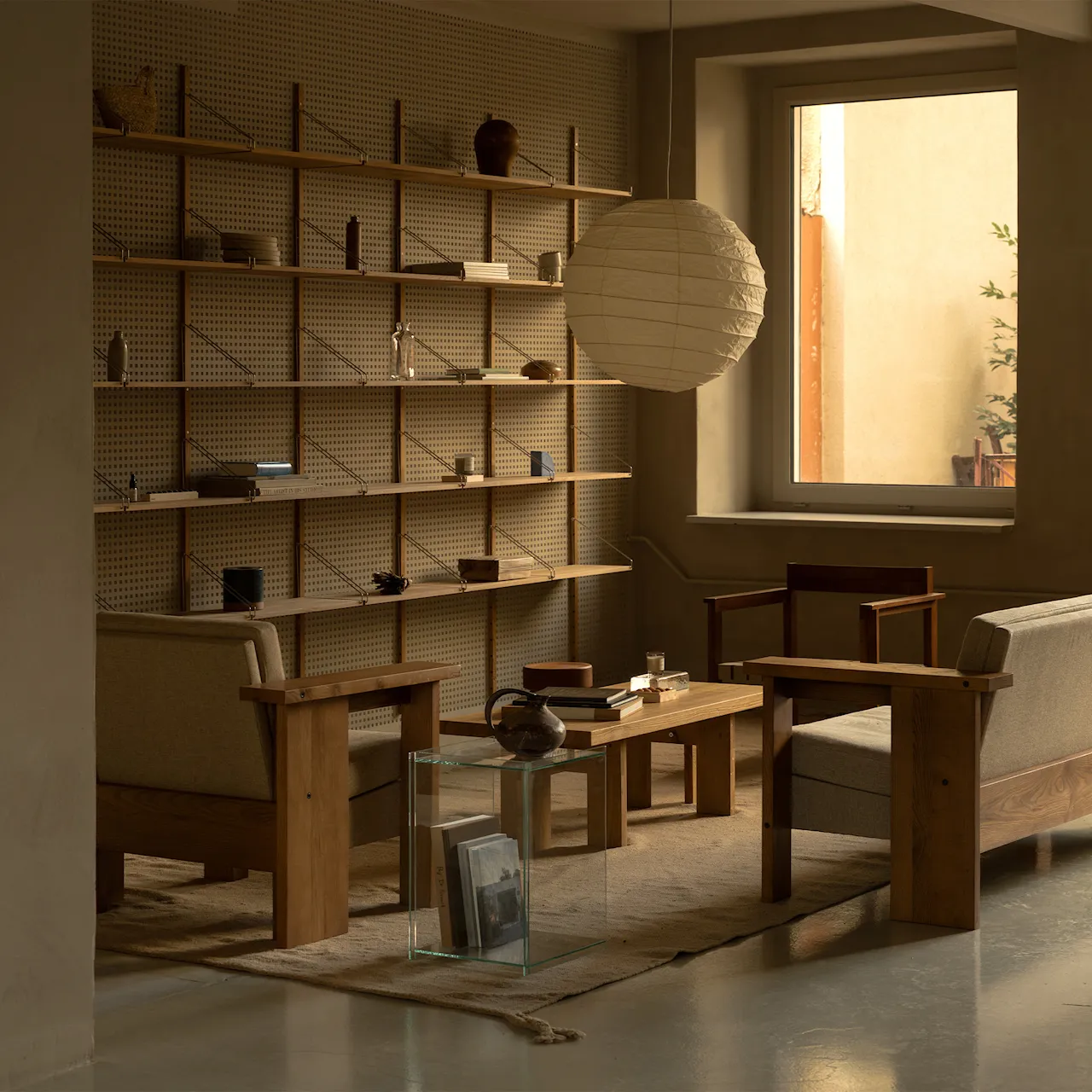 Shelf Library Triple Section hyllesystem