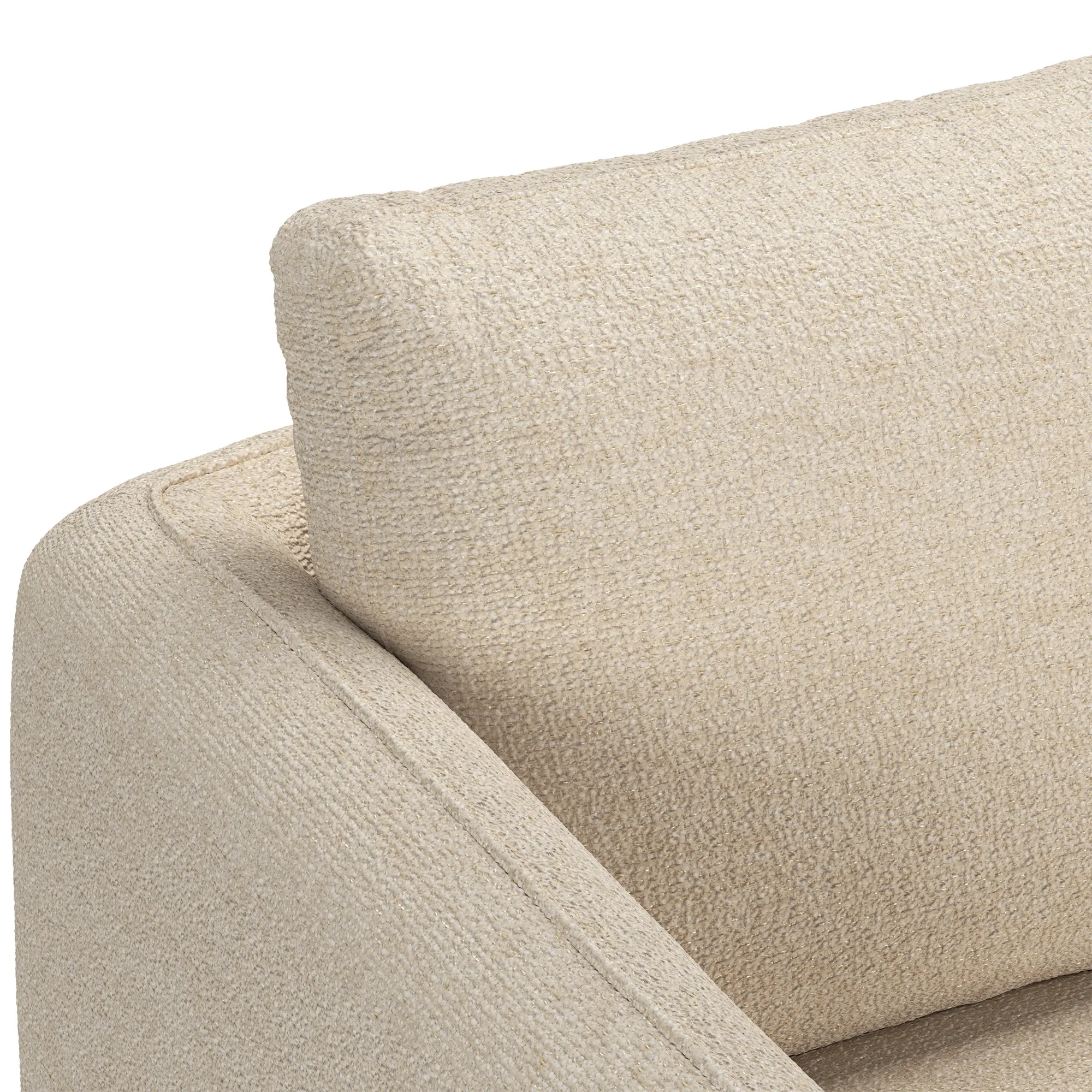 Pavarotti 02 3-seters sofa med fotskammel - 3