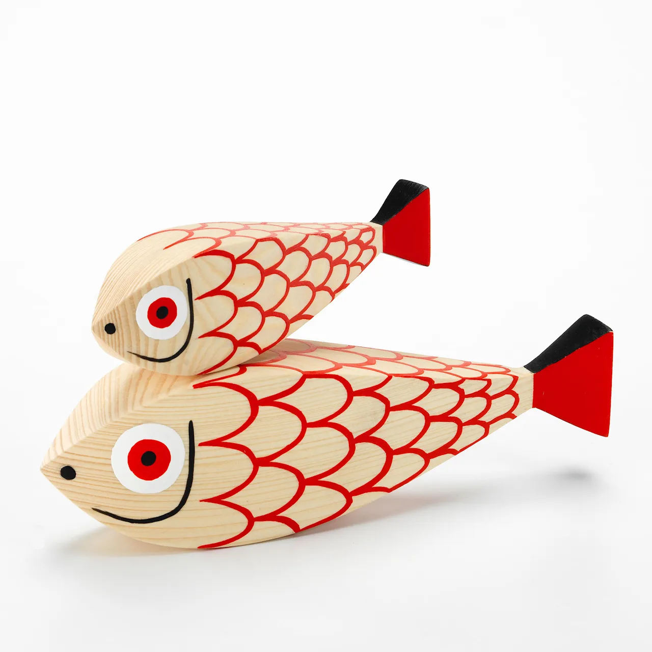 Wooden Dolls Mother Fish & Child