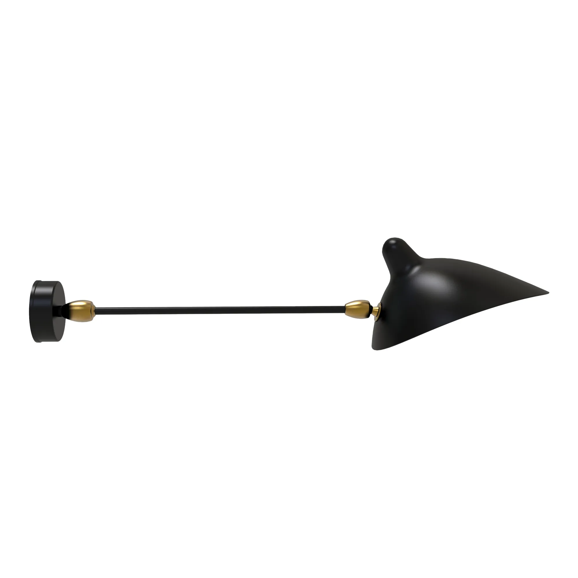 One Double Swivel Straight Arm leselampe - 1