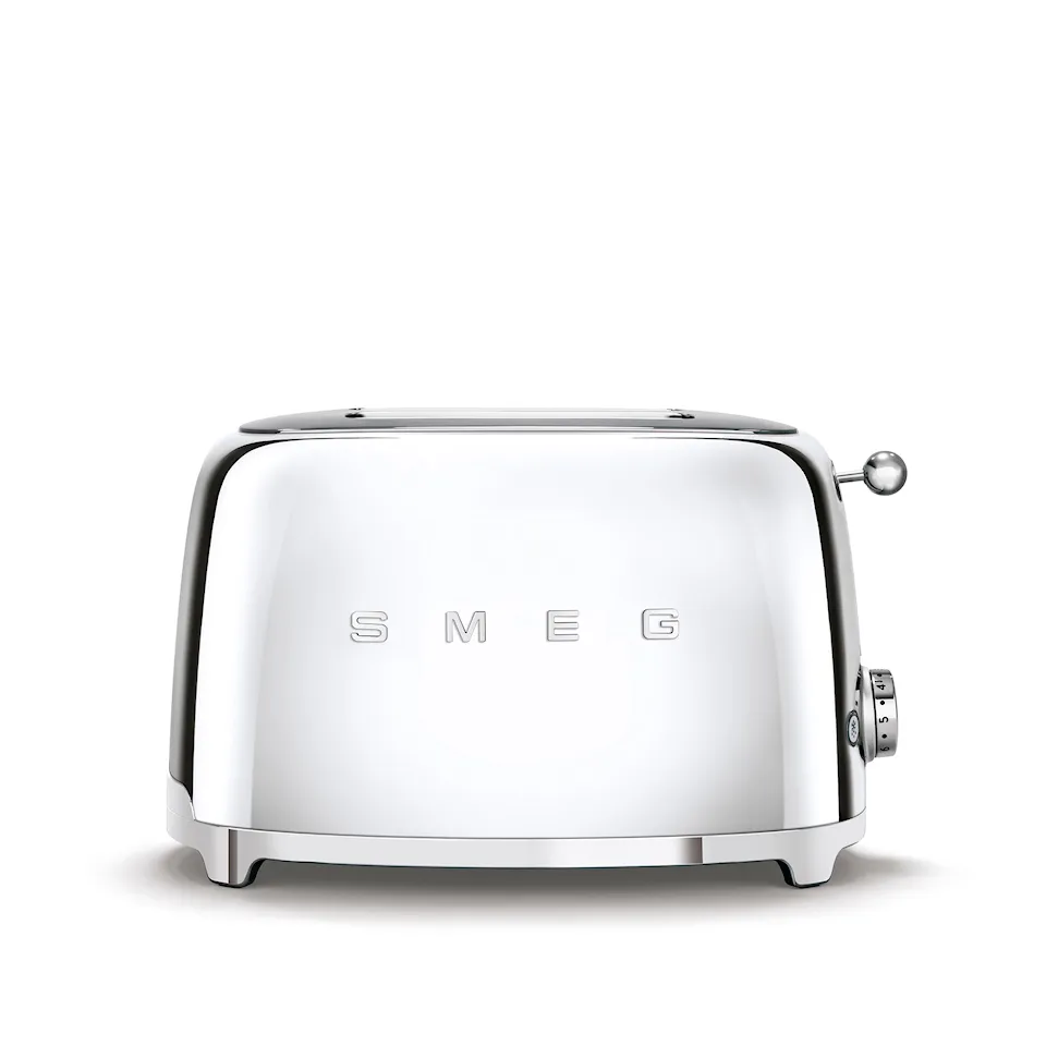 Smeg Toaster 2 Slices Chrome