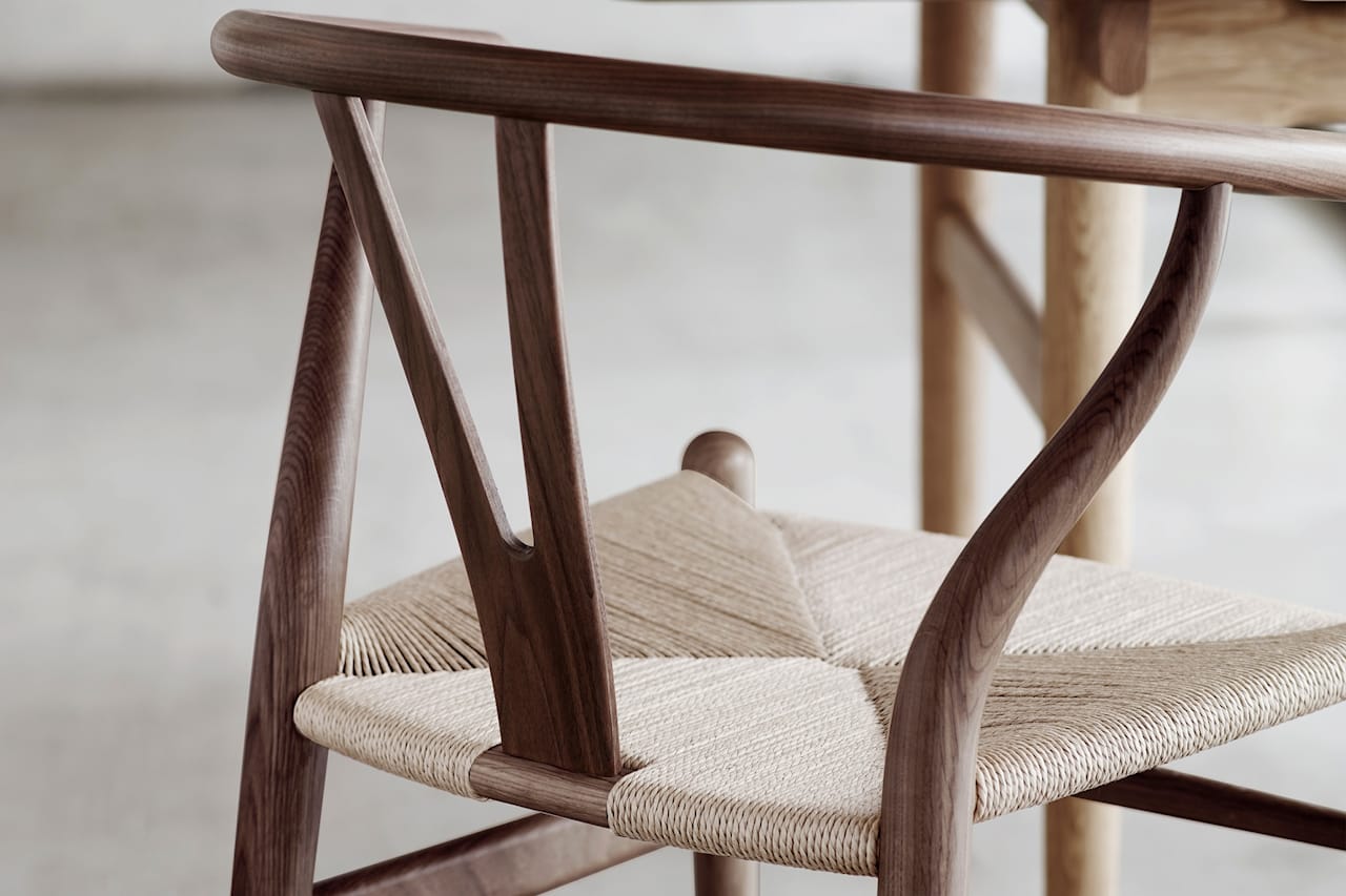 CH24 Wishbone Chair - Walnut/Natural Braided Paper Cord