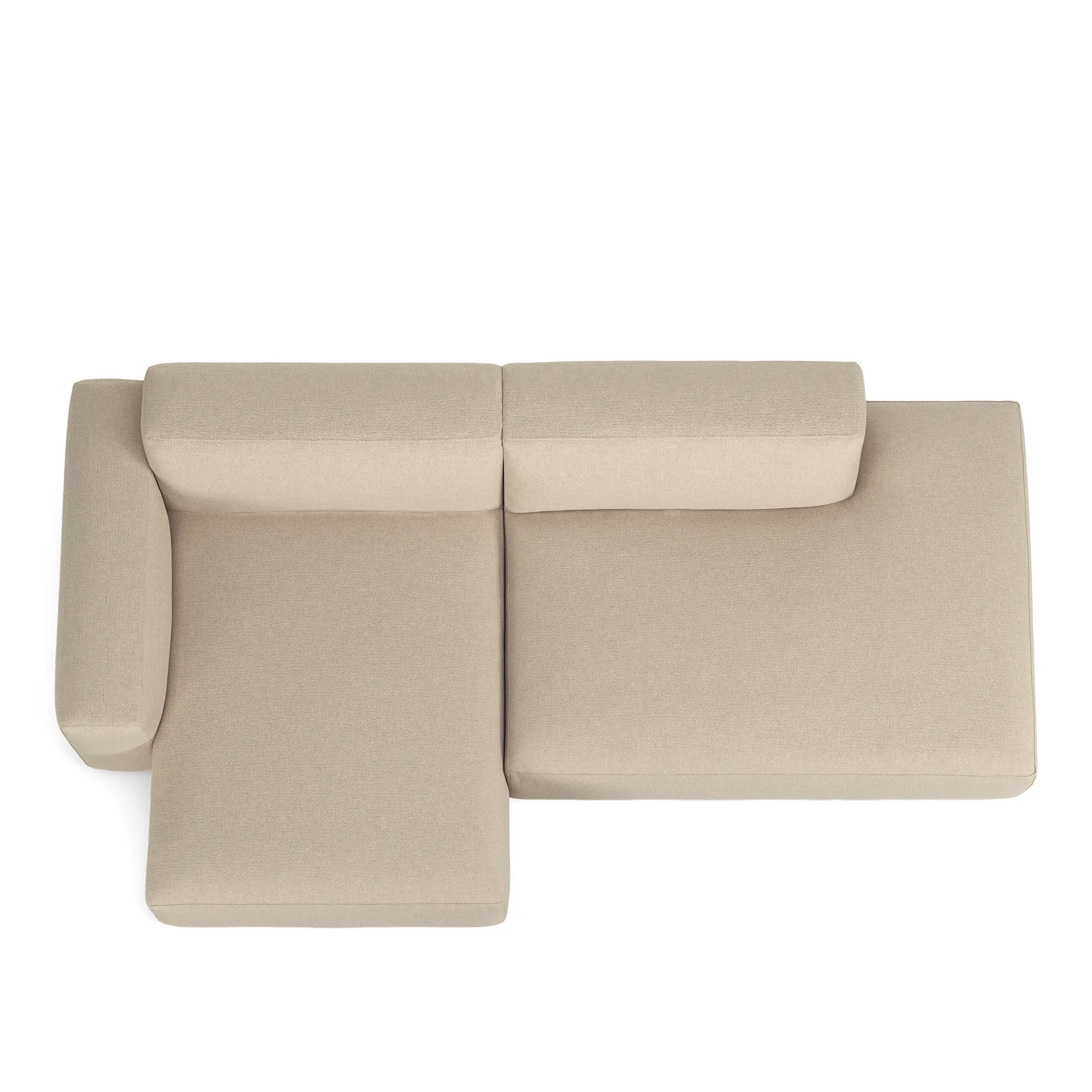 Brick 2-seters sofa sjeselong åpen ende høyre - 8