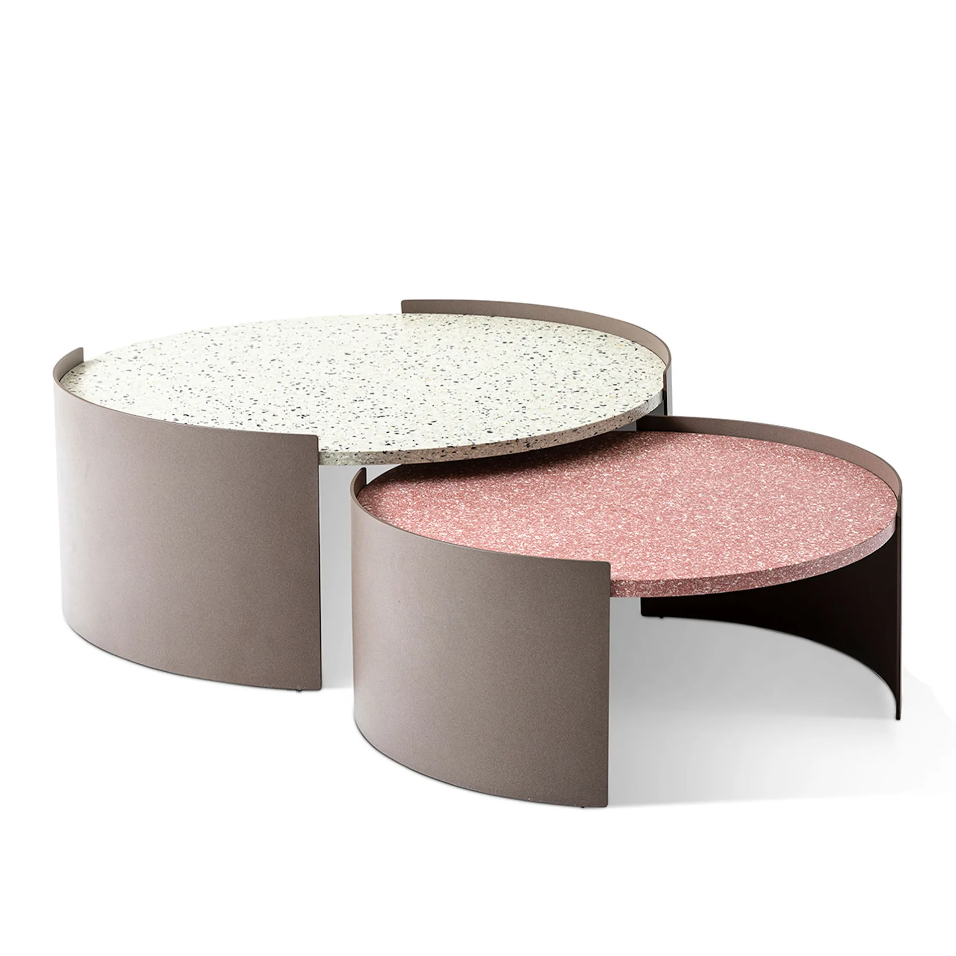 554 Bowy Low Table Ø 90 Outdoor Mud - Cassina - Patricia Urquiola - NO GA