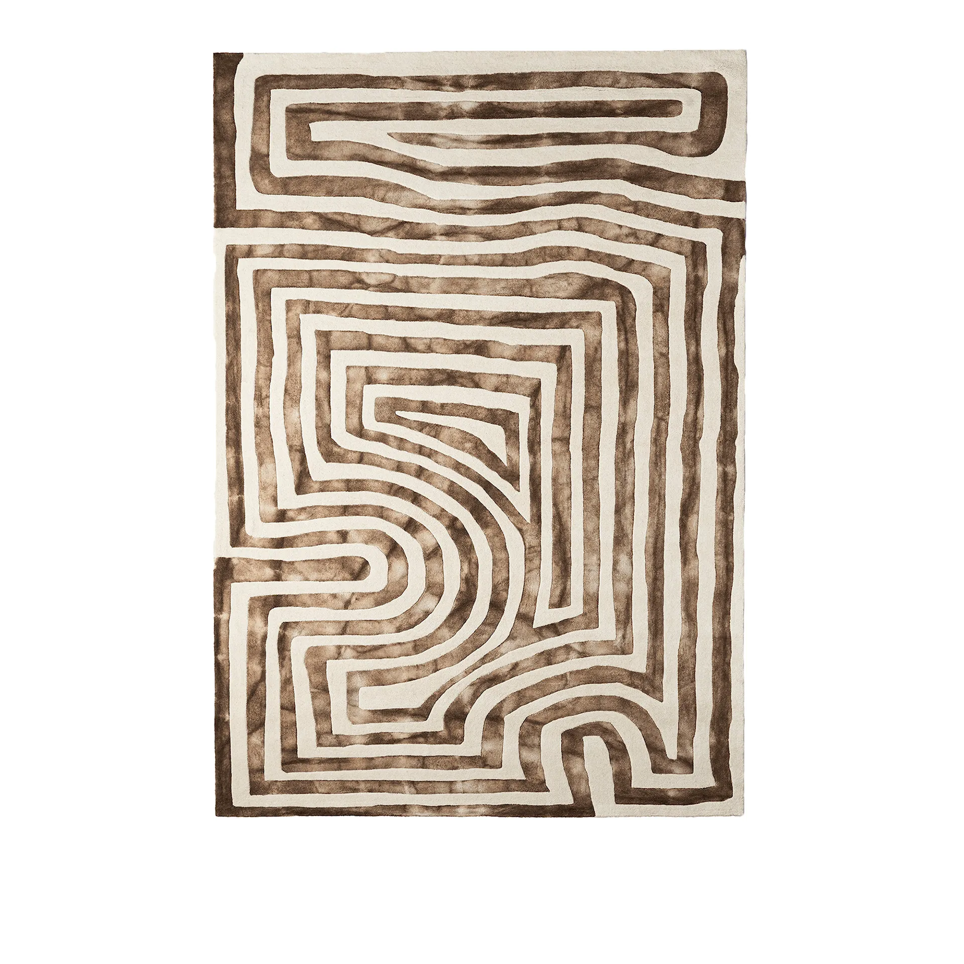 DD Psychedelic Labyrinth Rug Beige - Dusty Deco - Edin & Lina Kjellvertz - NO GA