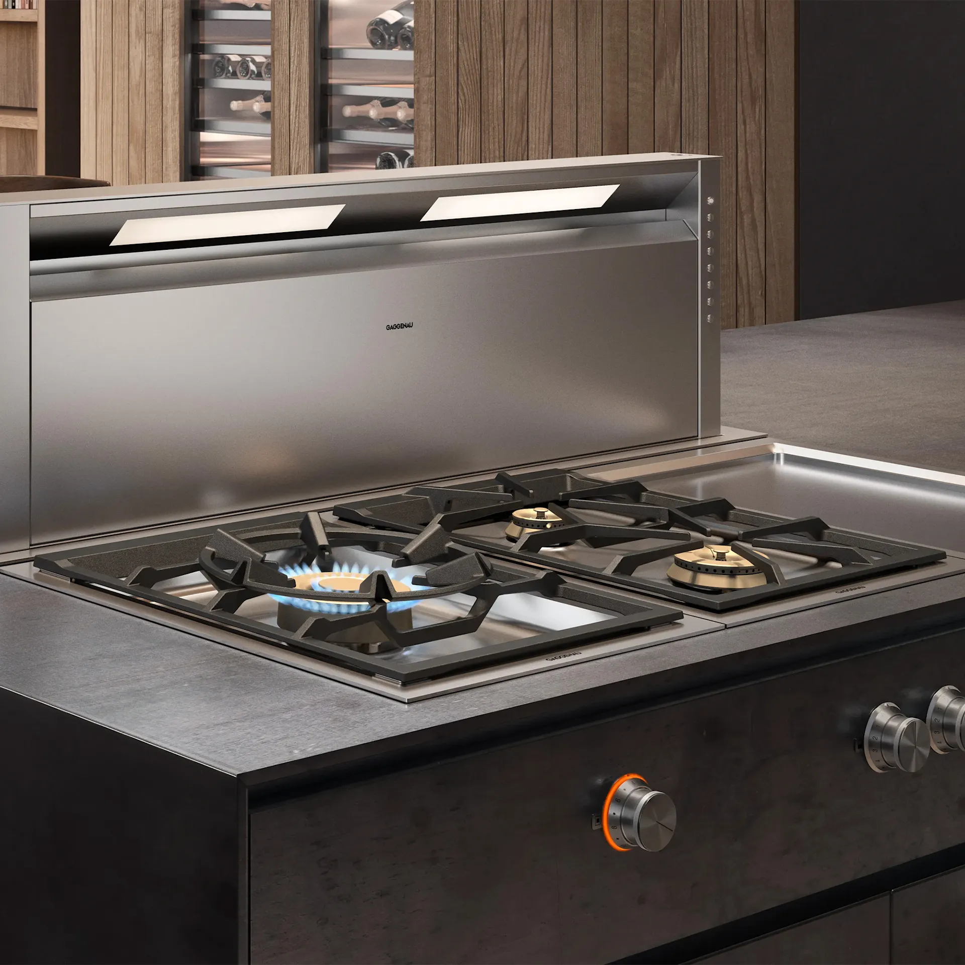 Serie 400 vario gassplate 38 cm - Gaggenau - NO GA