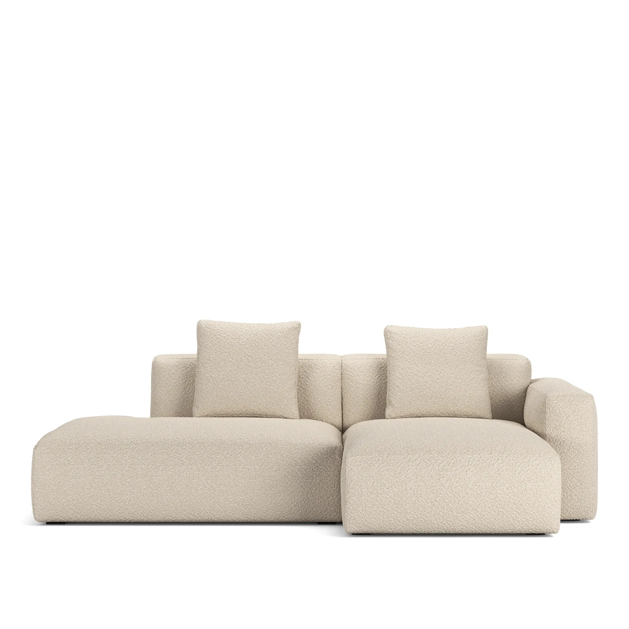 Brick 2-seters sofa sjeselong åpen ende venstre - 10