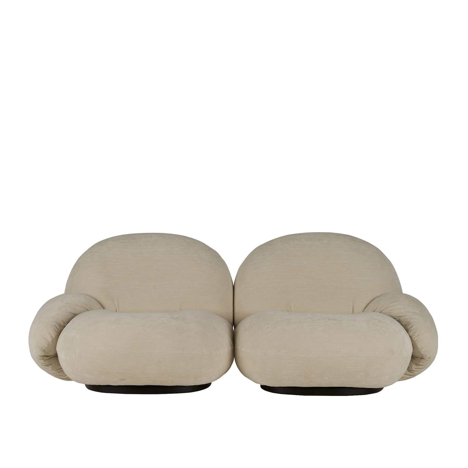 Pacha Sofa 2-seter + Ottoman - Med Armlene - Gubi - Pierre Paulin - NO GA