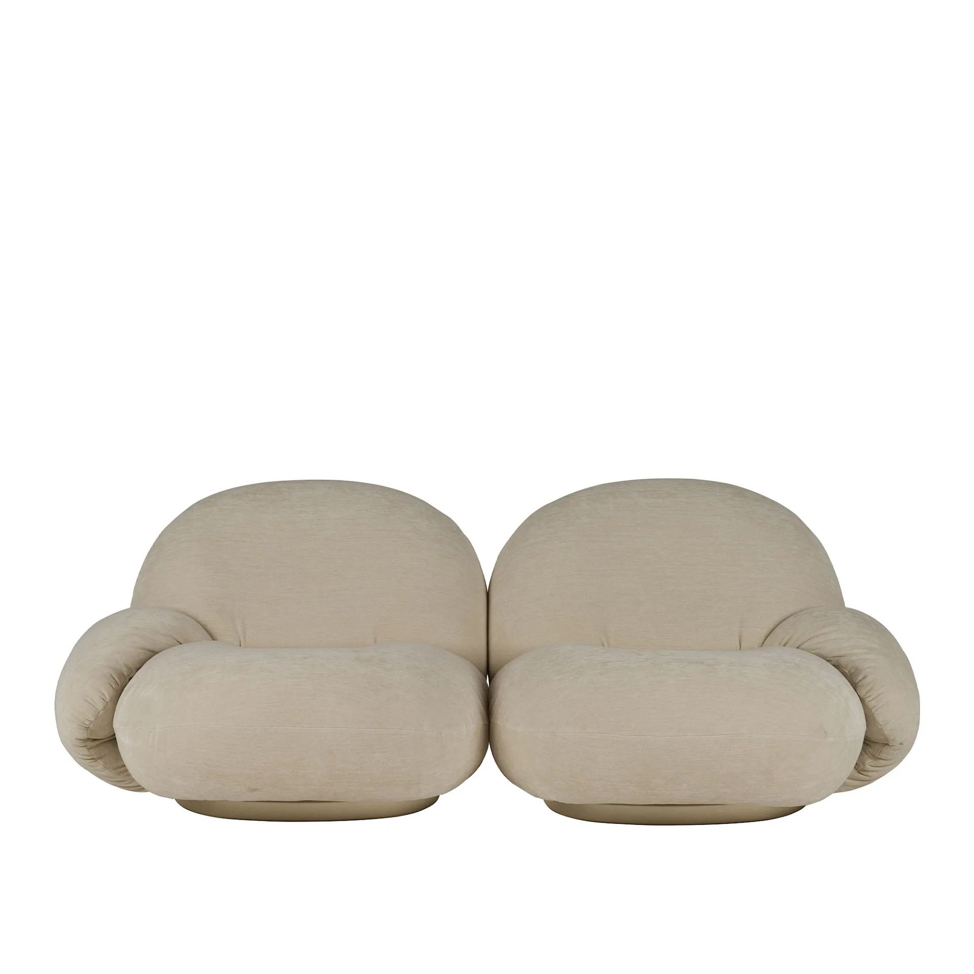 Pacha Sofa 2-seter + Ottoman - Med Armlene - Gubi - Pierre Paulin - NO GA