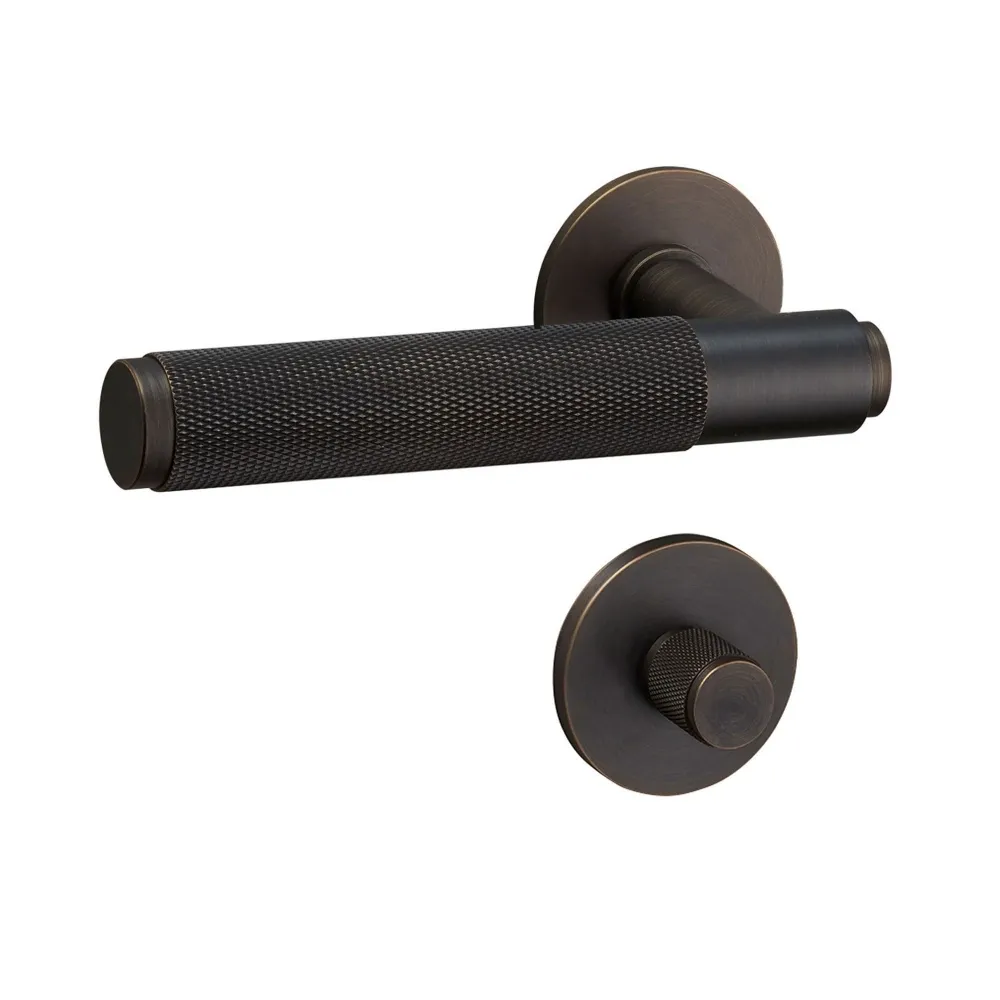 Dørhåndtaksett / uten returfjær / 30 mm / Cross & tommelvriderlås - 1