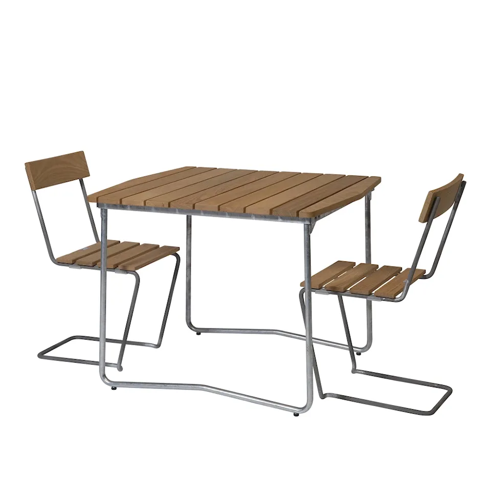 Klassisk serie spisestuesett B31 bord og 2 stoler 1