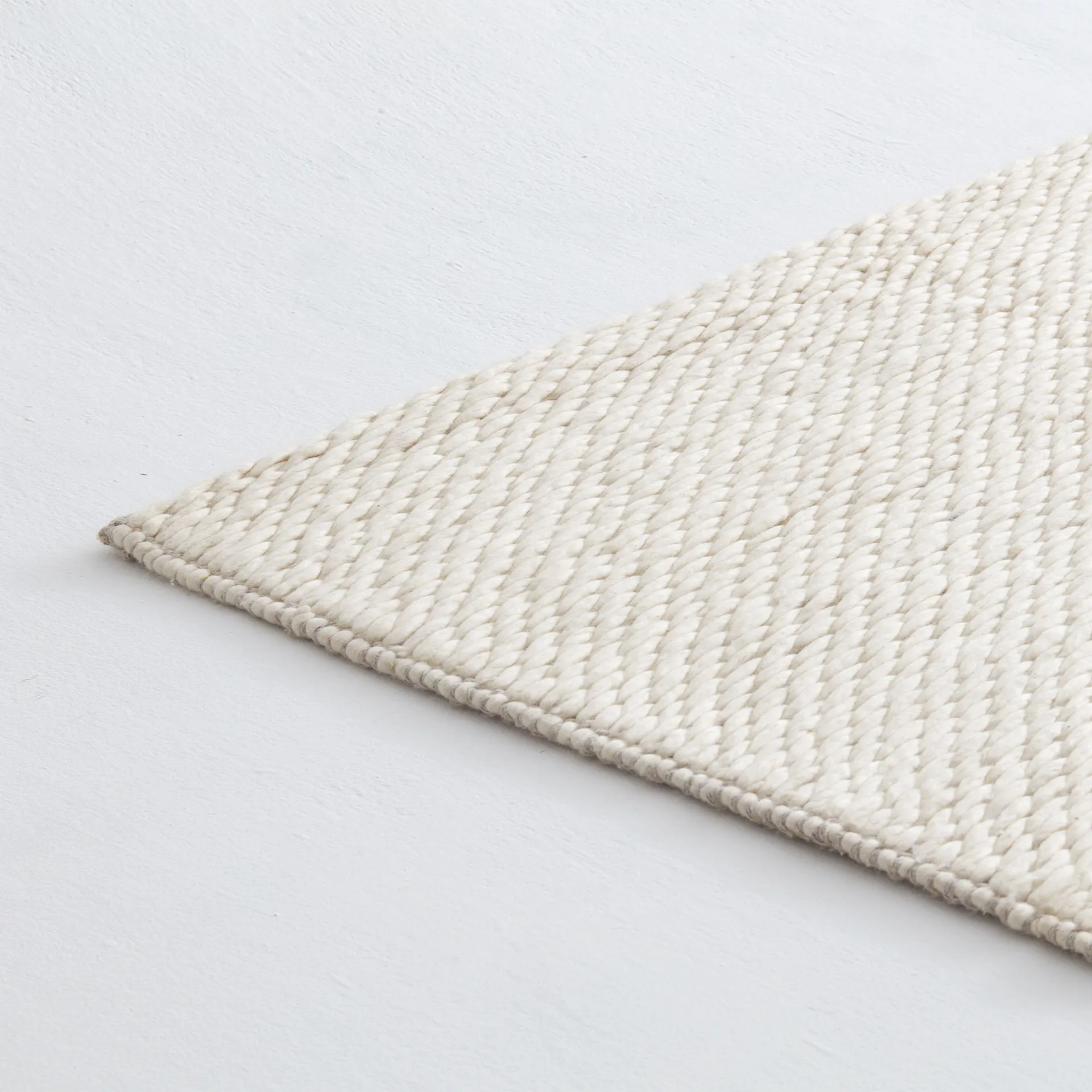 Braids Wool Matta - Off White - Nordiska Galleriet Rugs - NO GA