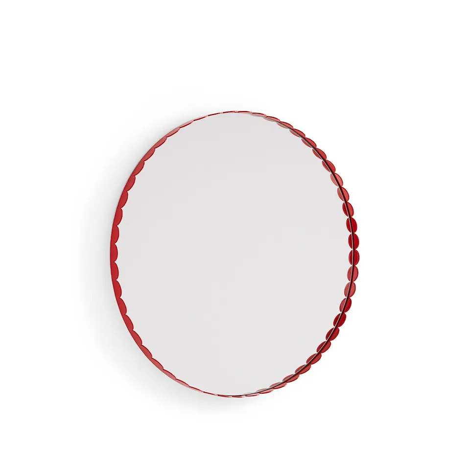 Arcs Mirror Round - Red