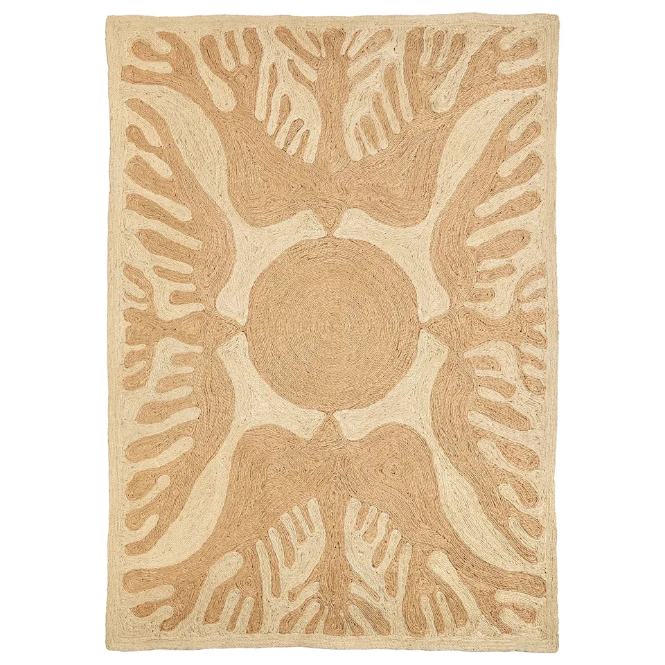 Lucia Eames Sunbirds Natural juteteppe