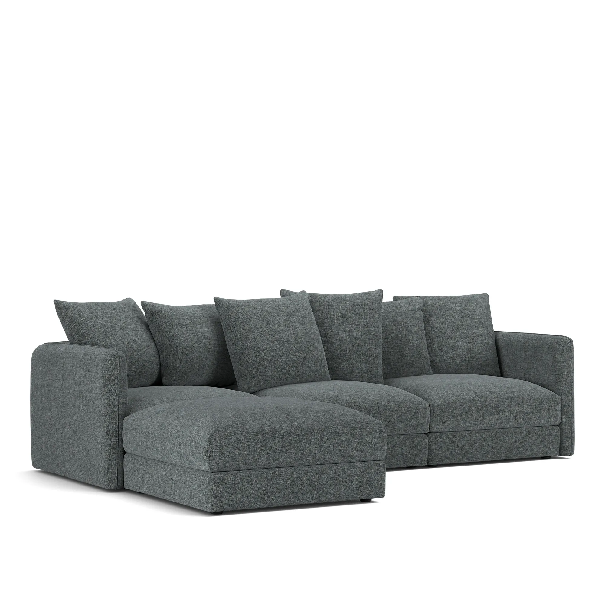Pavarotti 01 3-seters sofa med fotskammel - 4