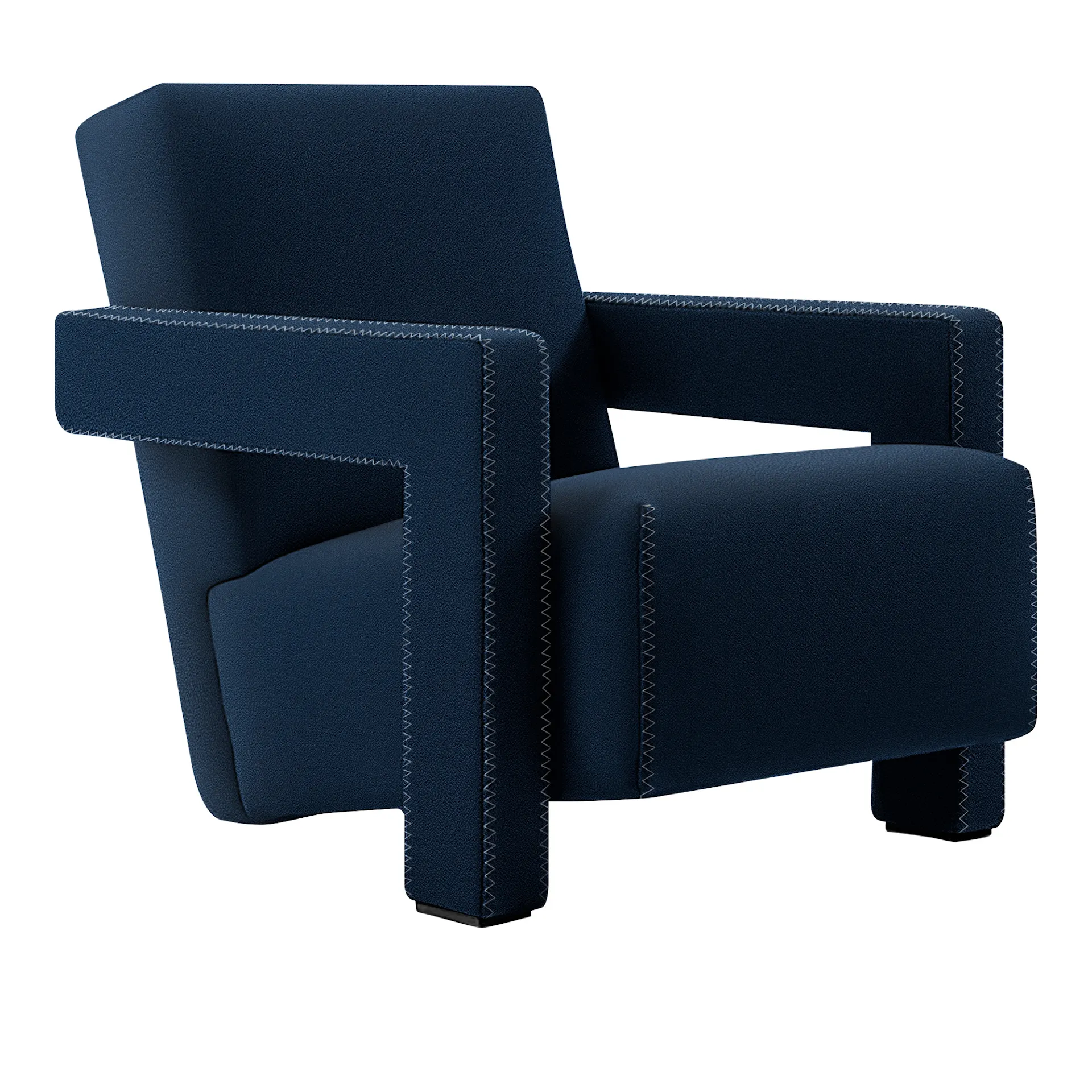 637 Utrecht lenestol Zig Zag Stitching - Cassina - Gerrit Rietveld - NO GA