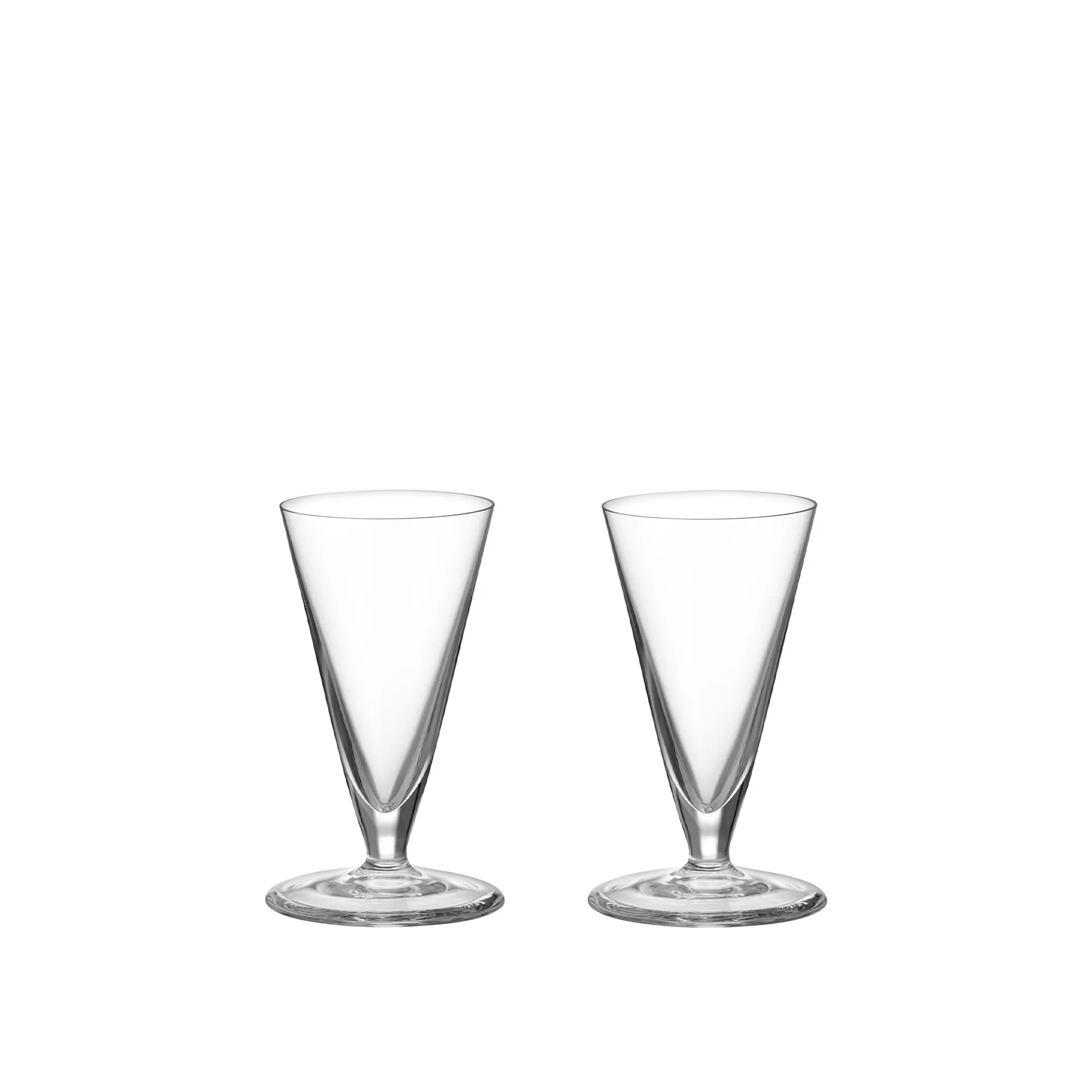 Geometry Snaps Glass 6 cl 2-Pack - Orrefors - Claesson Koivisto Rune - NO GA