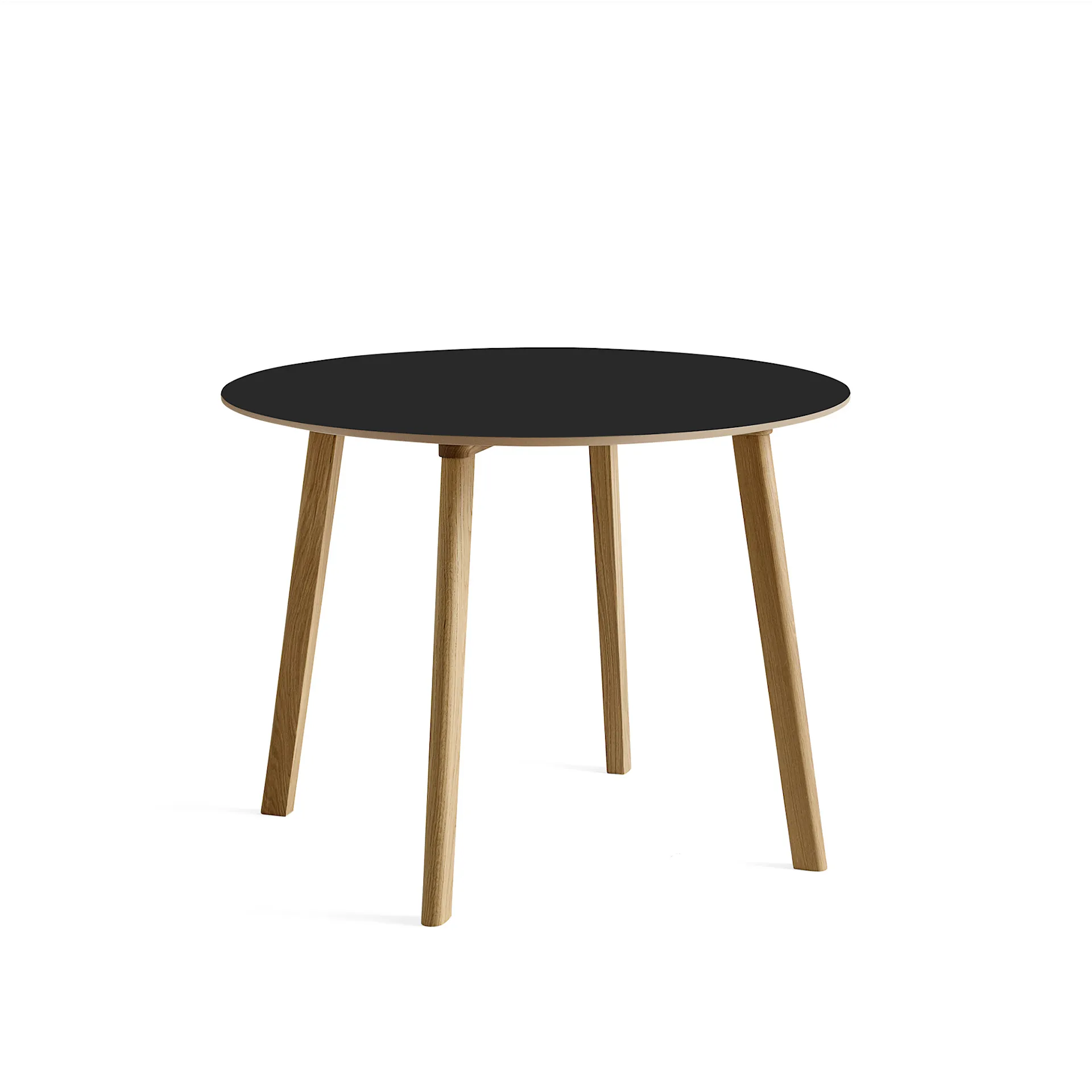 CPH Deux 220 2.0 Table Ø98 cm Oak - HAY - Ronan & Erwan Bouroullec - NO GA