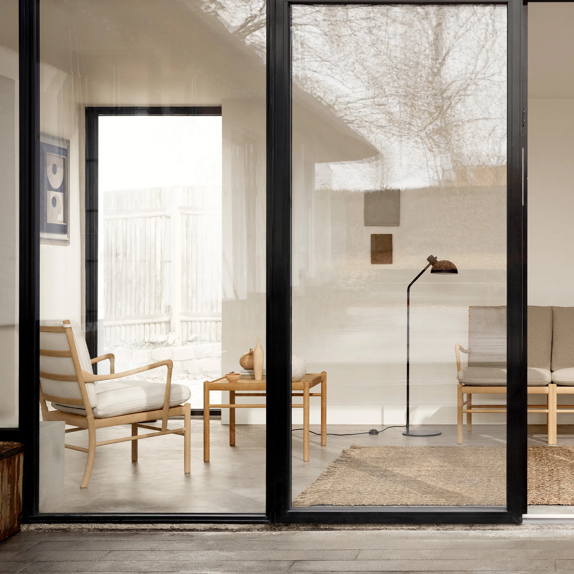 OW149 Colonial lenestol eik