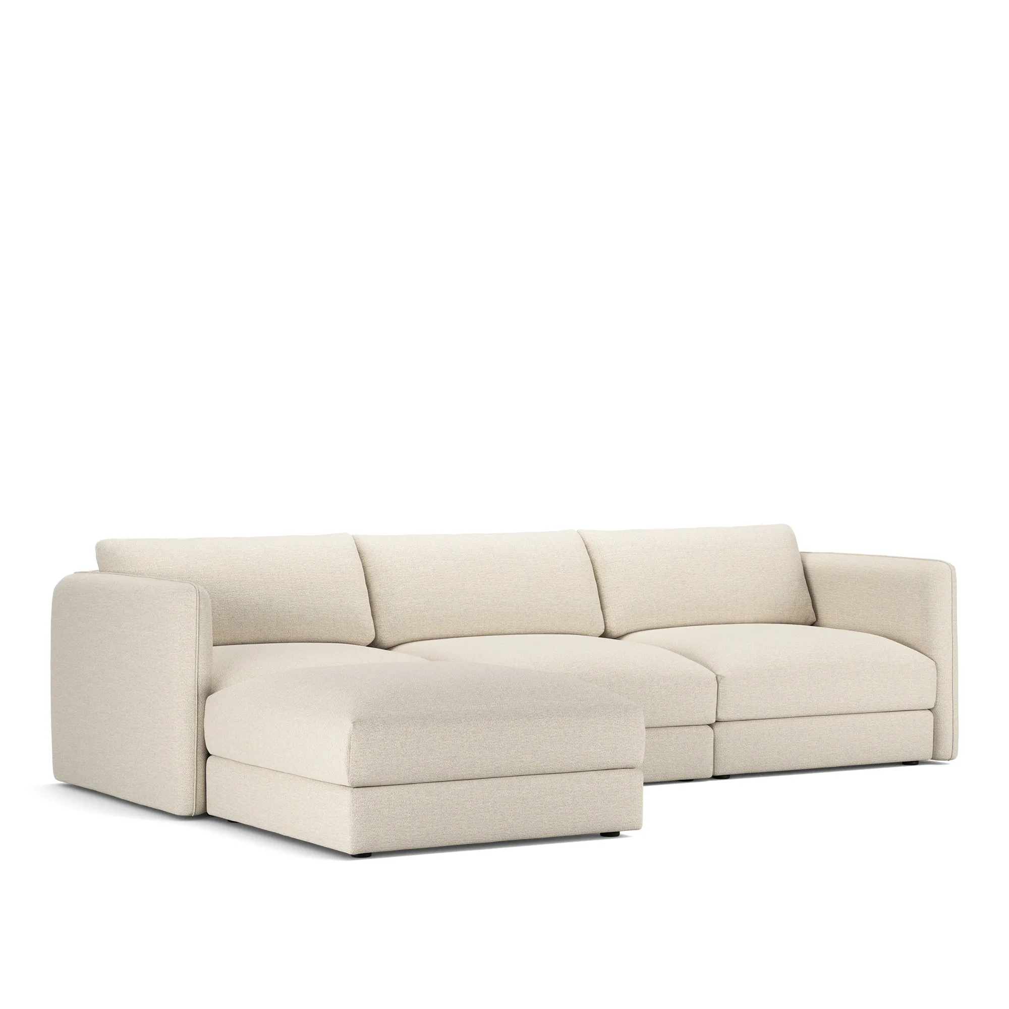 Pavarotti 03 3-seters sofa med fotskammel - 4