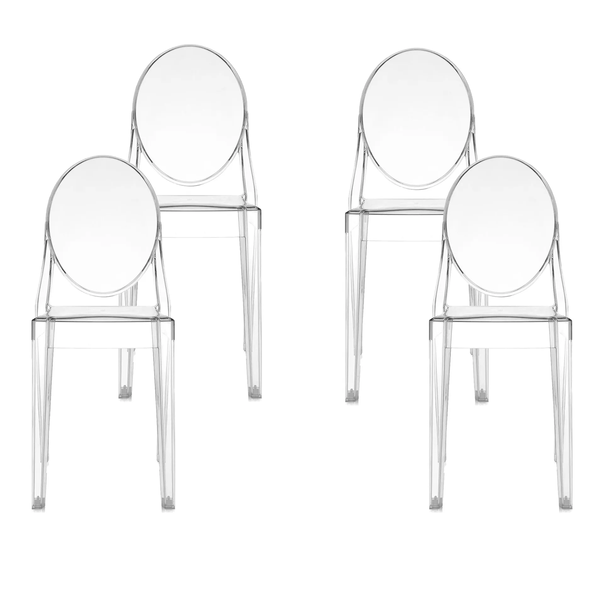 Victoria Ghost Chair 4-pakning - Kartell - Philippe Starck - NO GA