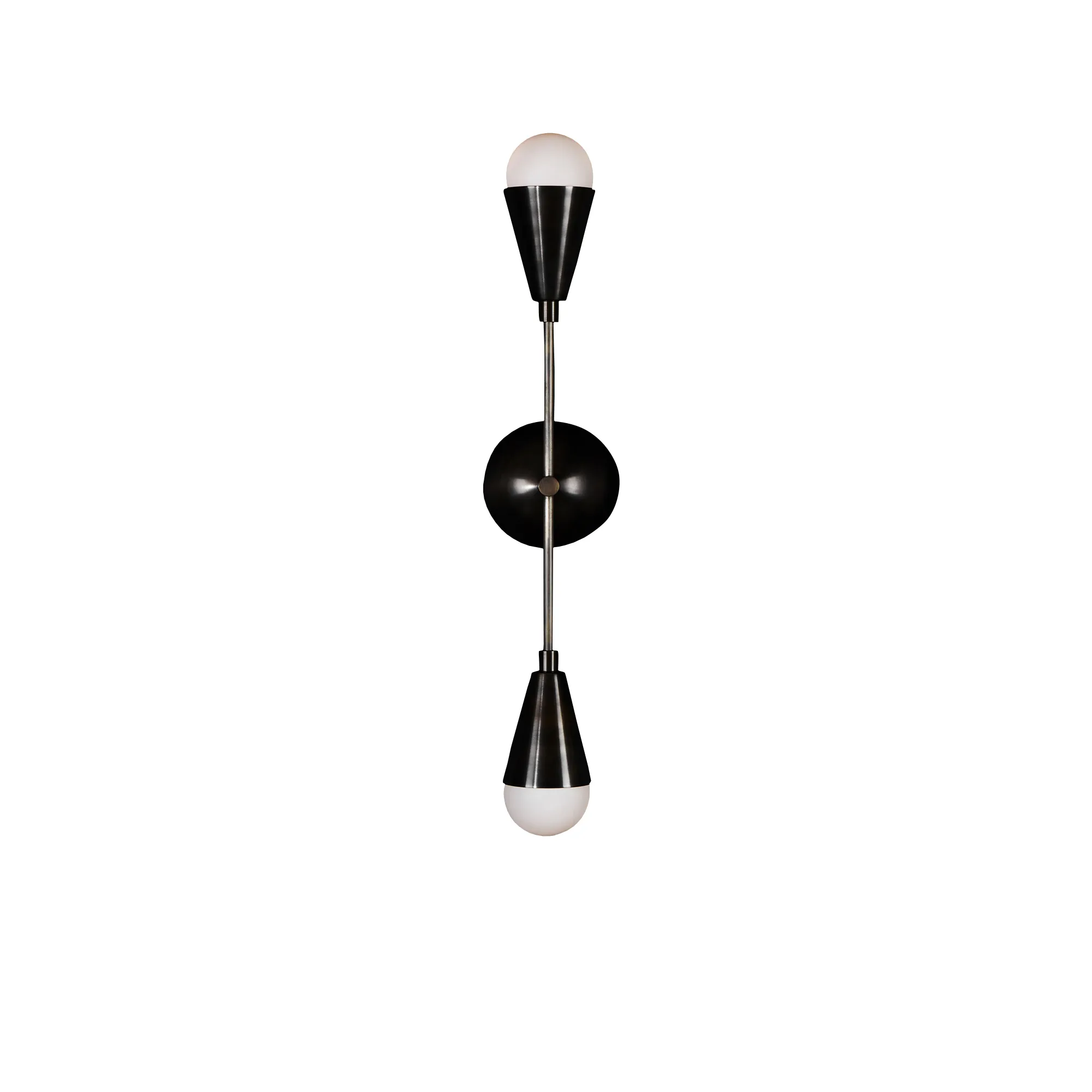 Triad : 2 Sconce - Blackened Brass - 1
