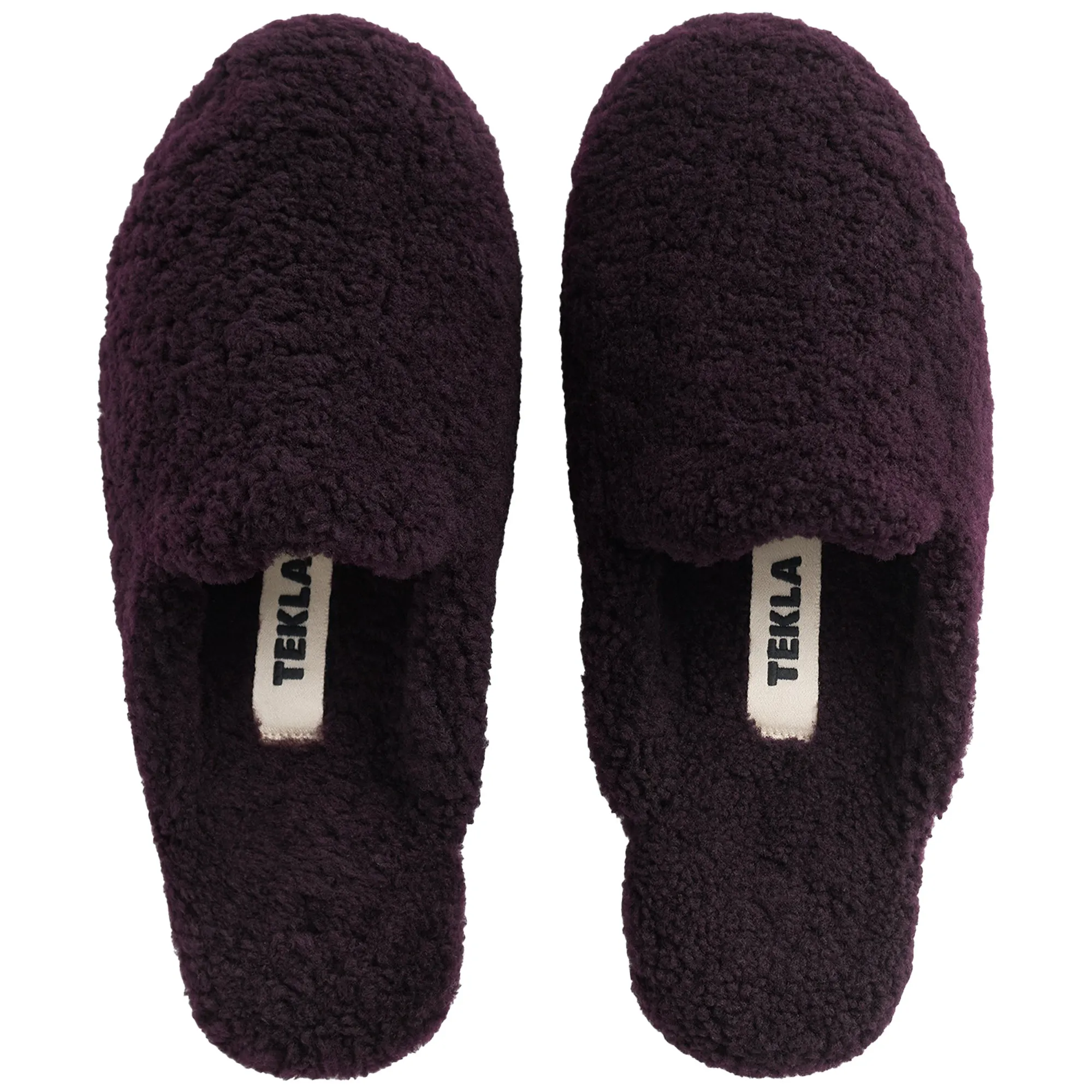 Shearling Wine tøfler - 1