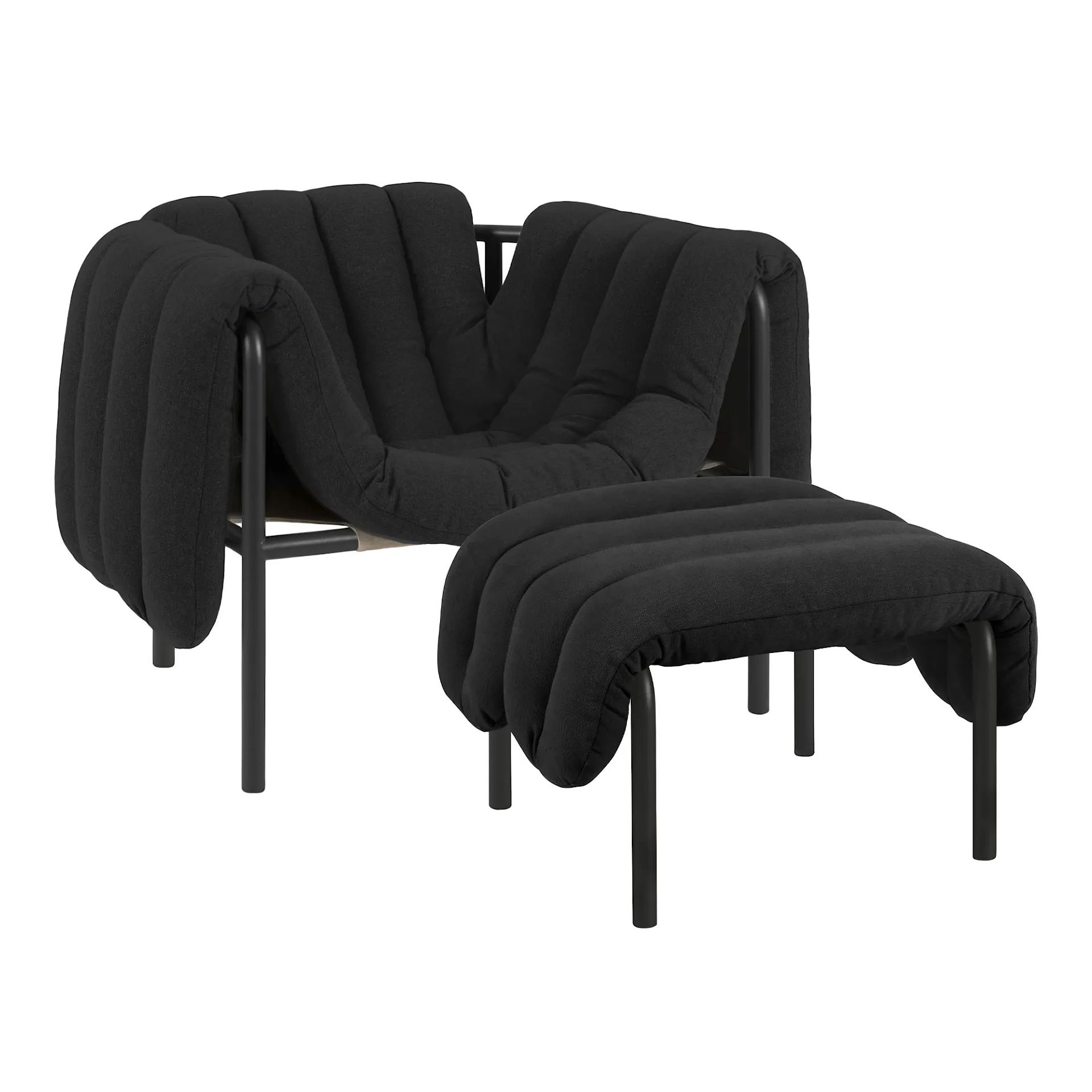 Puffy Lounge Chair + Ottoman - Hem - Faye Toogood  - NO GA