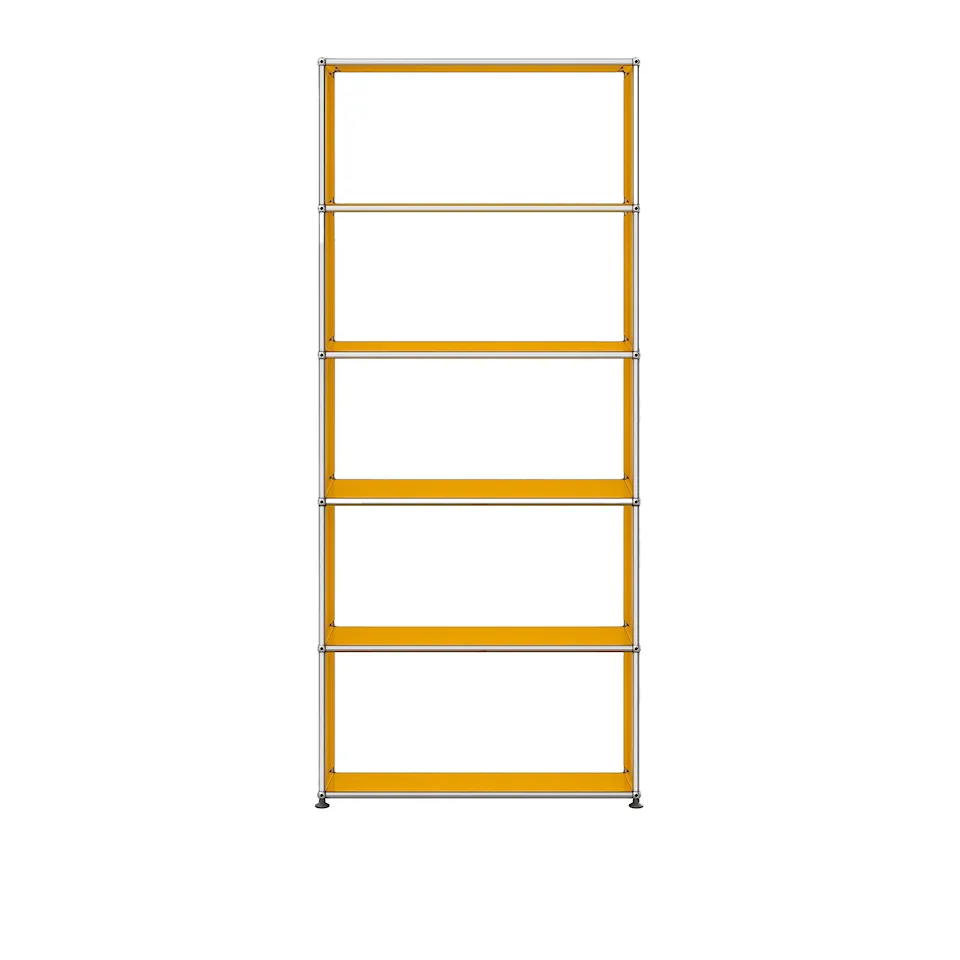 USM Haller 108 Shelving, Golden Yellow