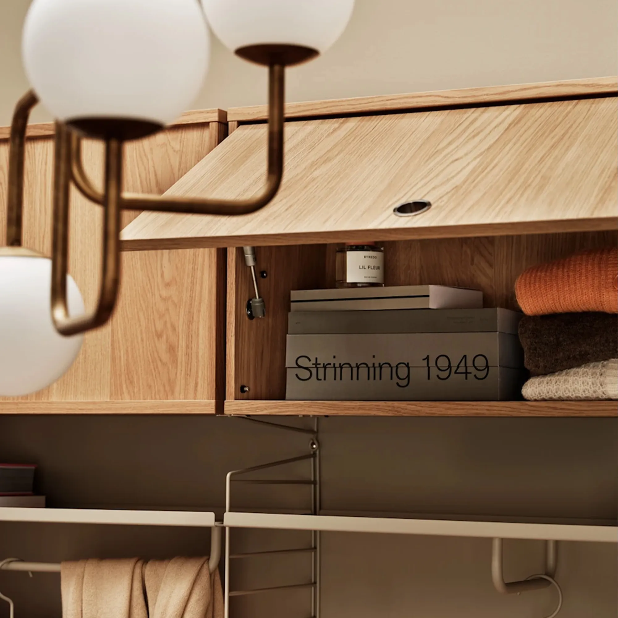 Veggskap med foldedør 78 cm - 3