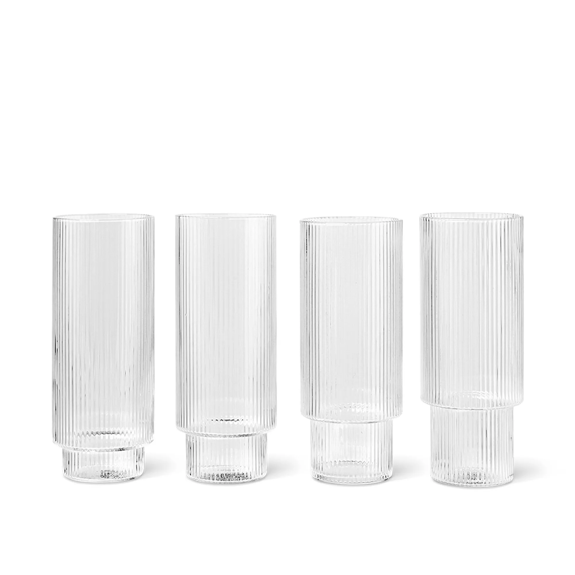 Ripple longdrinkglass 4-pakning - 1