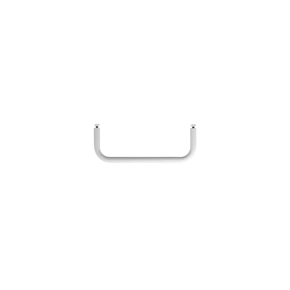 Stang for metallhylleplater 30cm hvit