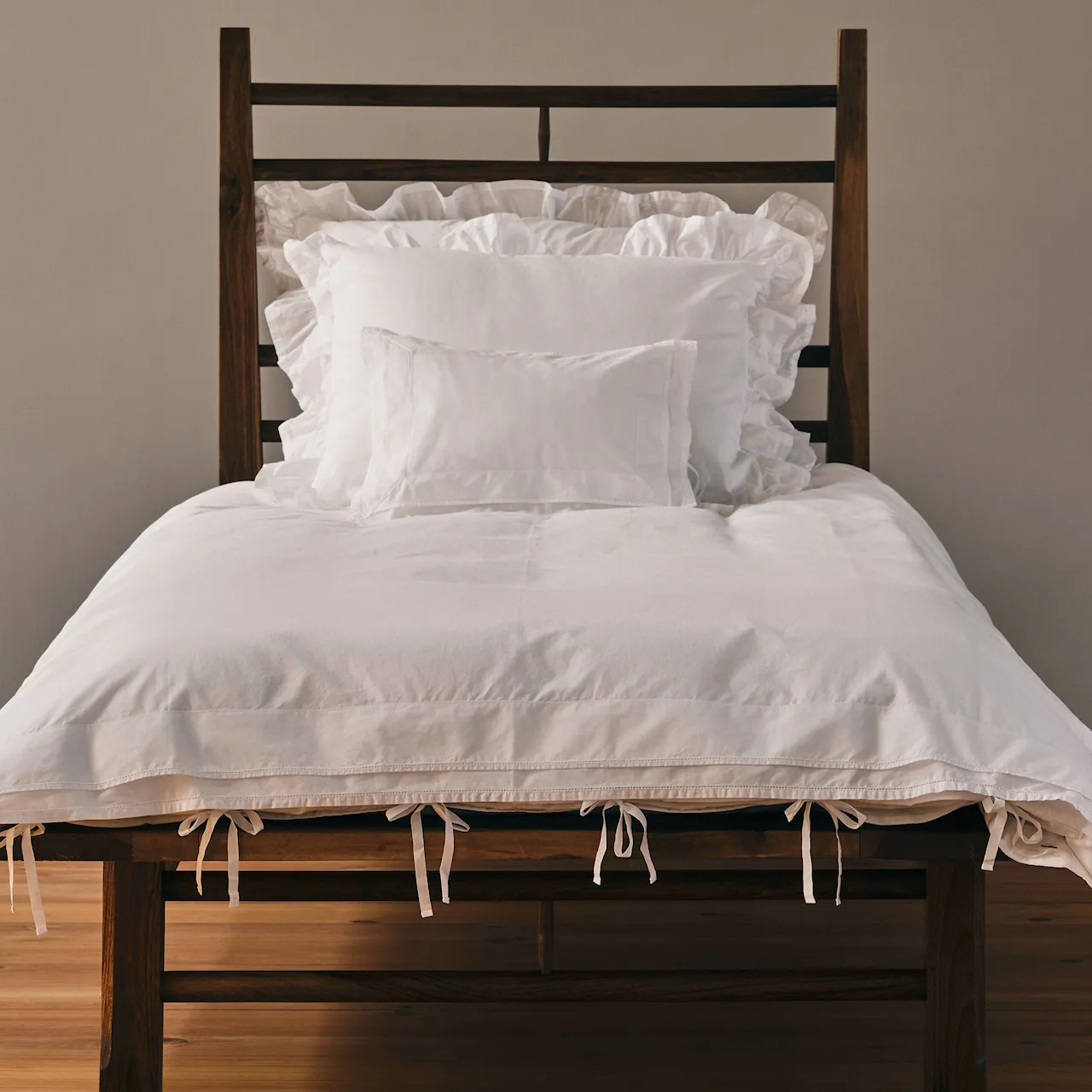 Broderie Anglaise Odette Broken White putetrekk