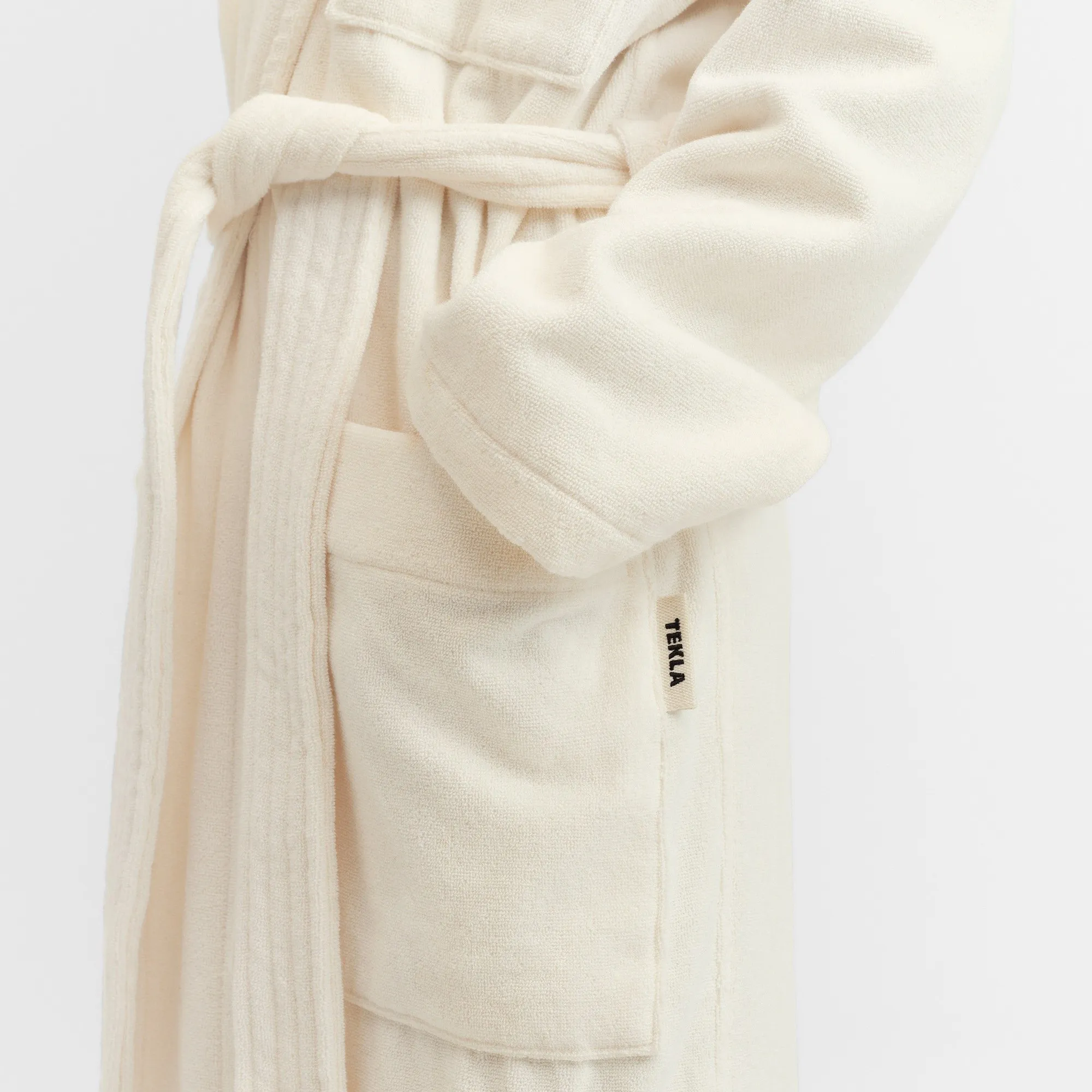Classic Solid Ivory badekåpe - 2