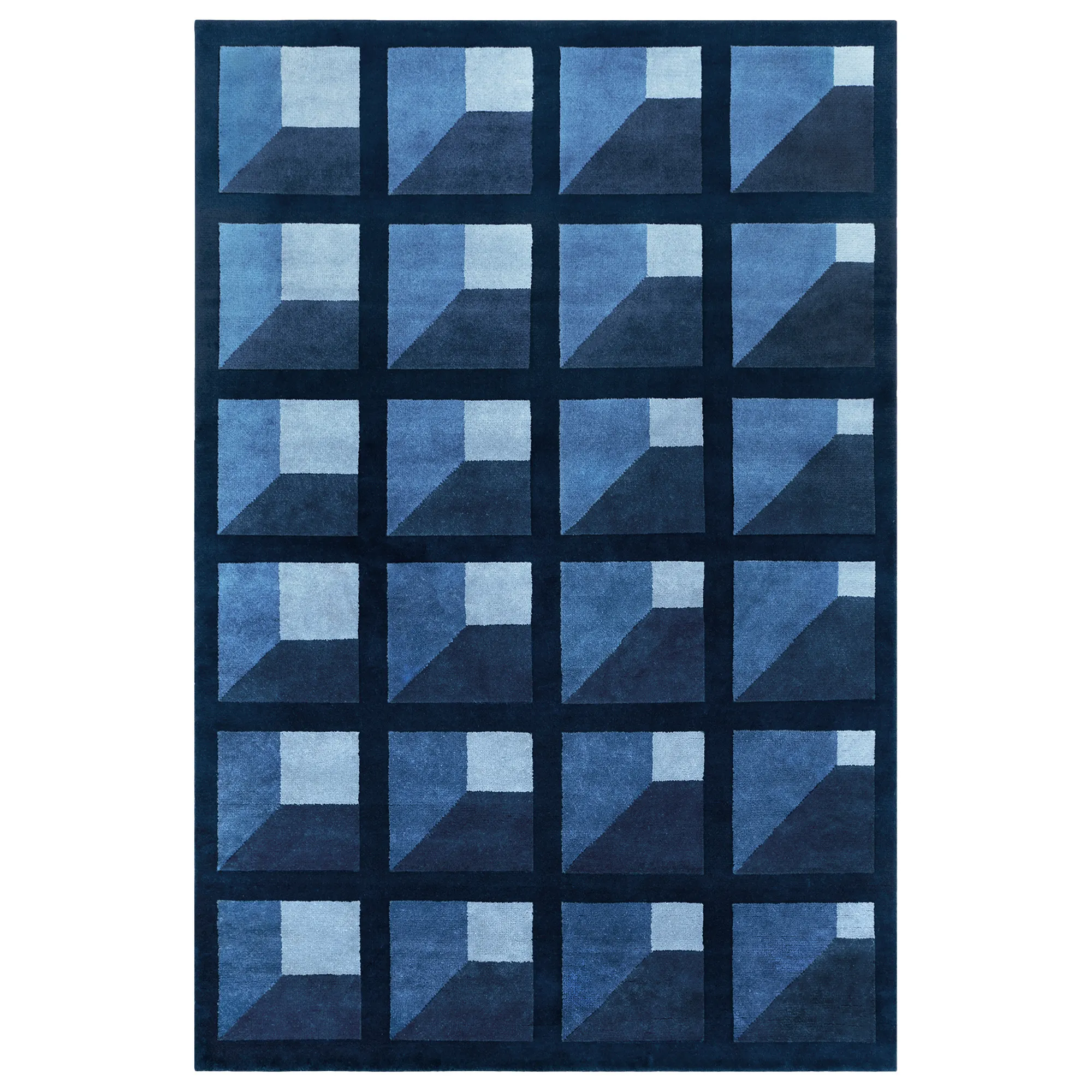 Garden Maze Blue ullteppe - 1