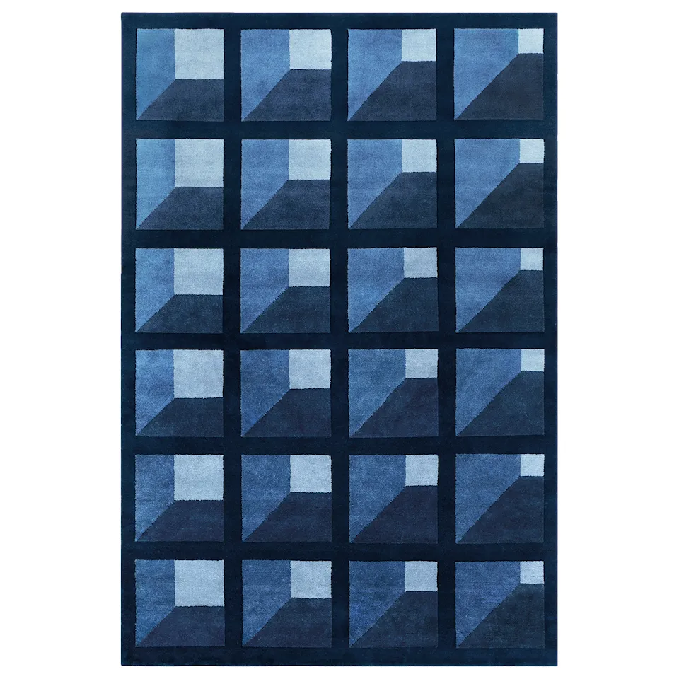 Garden Maze Blue ullteppe