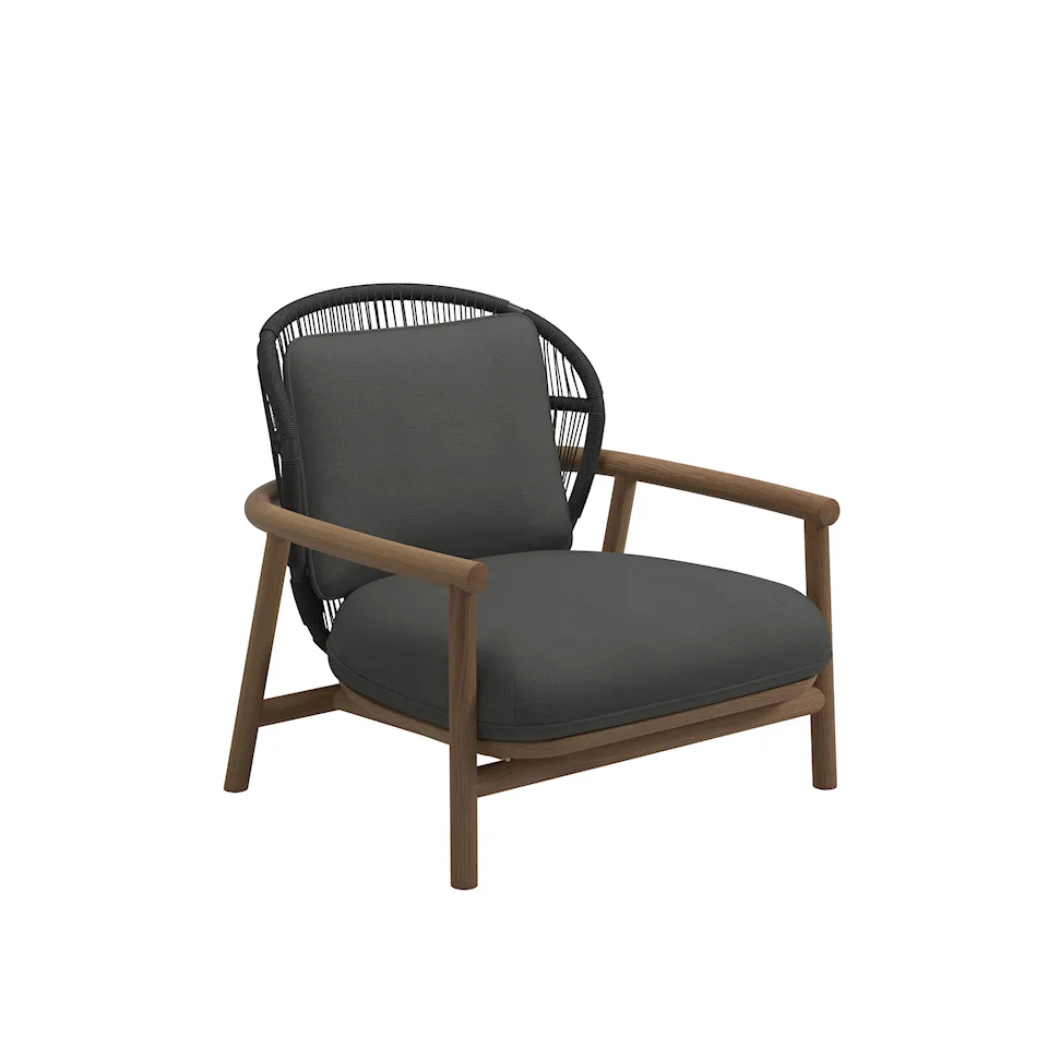 Fern Low Back Lounge Chair, Meteor/Raven, Kat.B Blend Coal