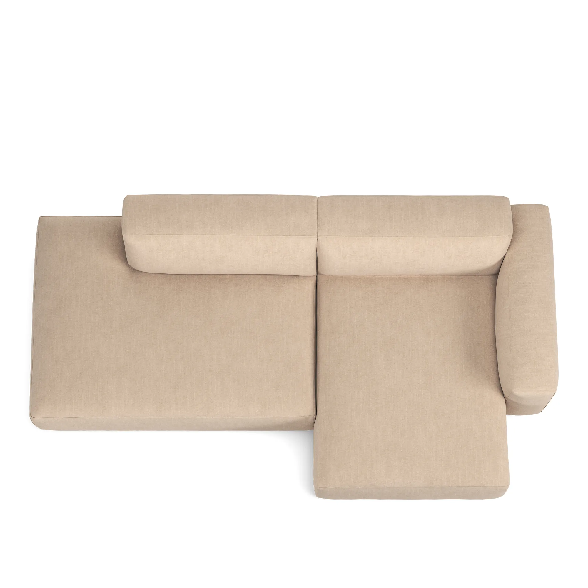 Brick 2-seters sofa sjeselong åpen ende venstre - 8
