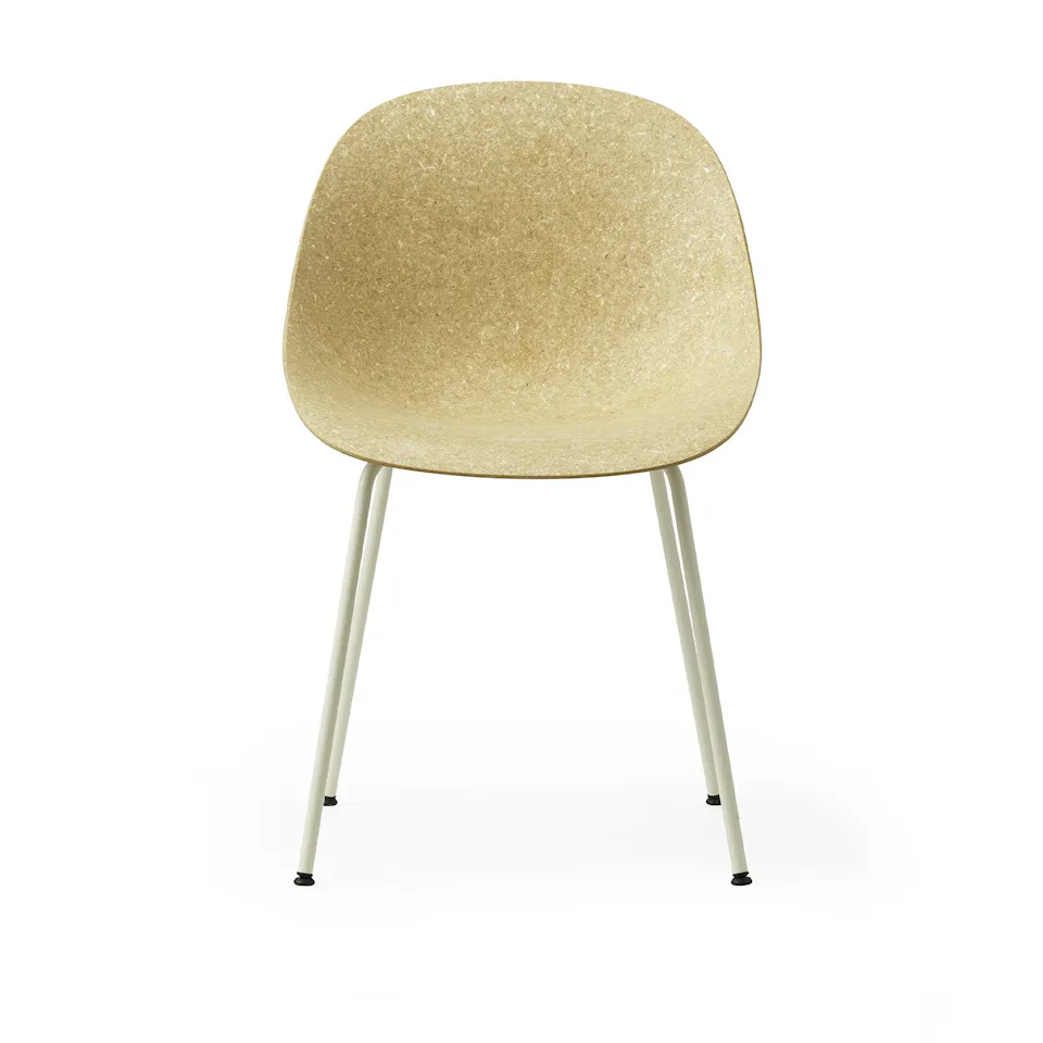 Mat Chair Cream Steel