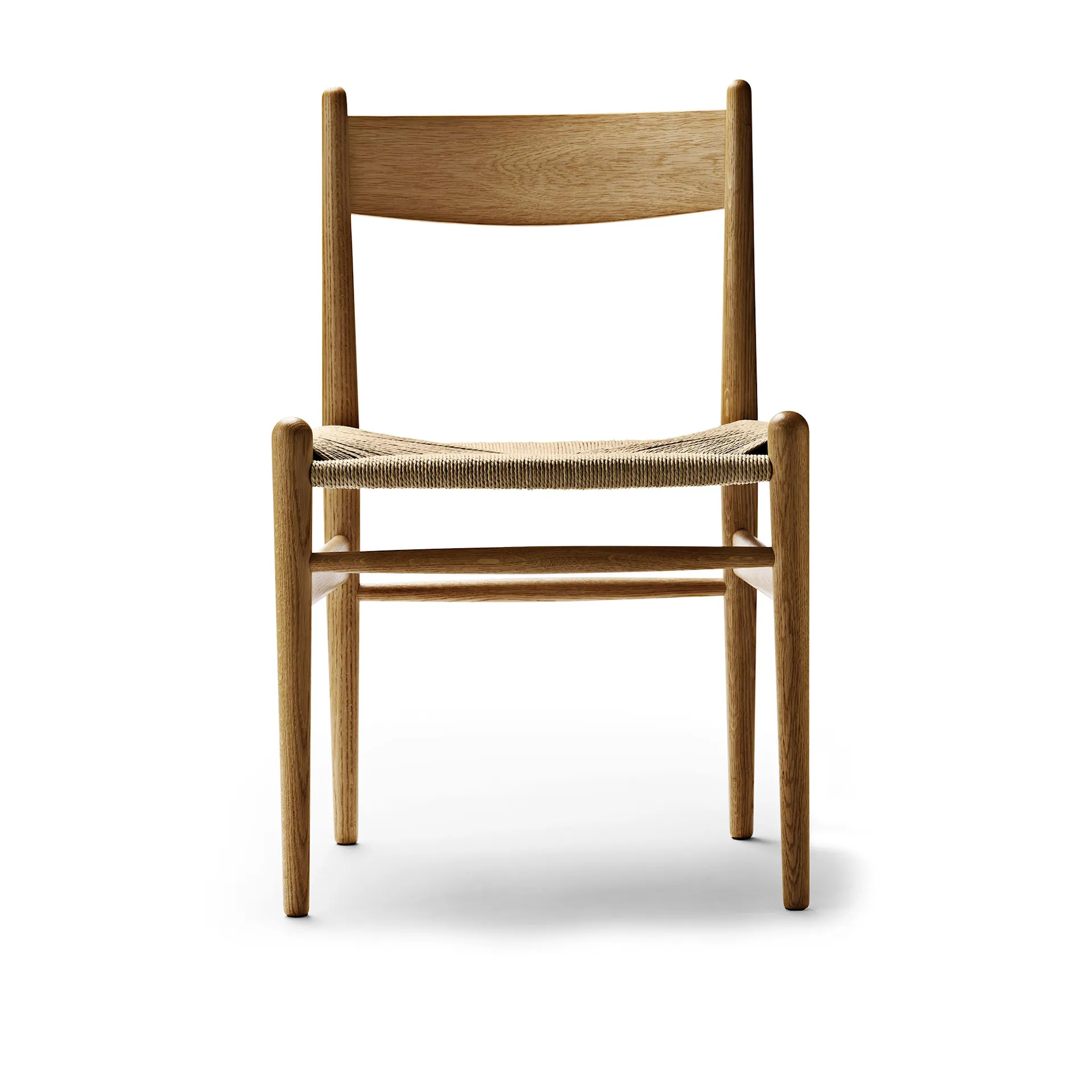 CH36 - Eik/naturfarget flettet papirsnor - Carl Hansen - Hans J. Wegner - NO GA