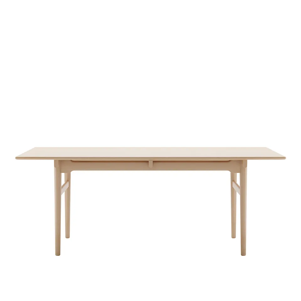 CH327, Clear lacquered Beech, Length 190 cm