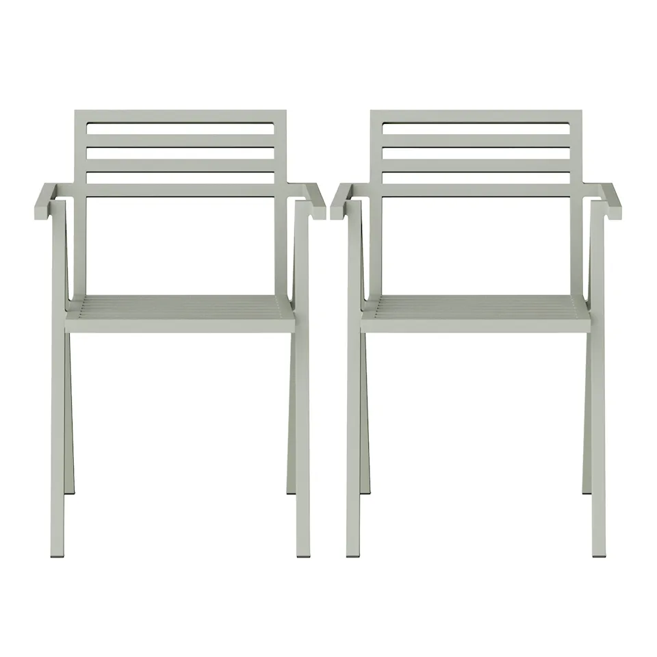 19 Outdoors Stacking Arm Chair Set of 2