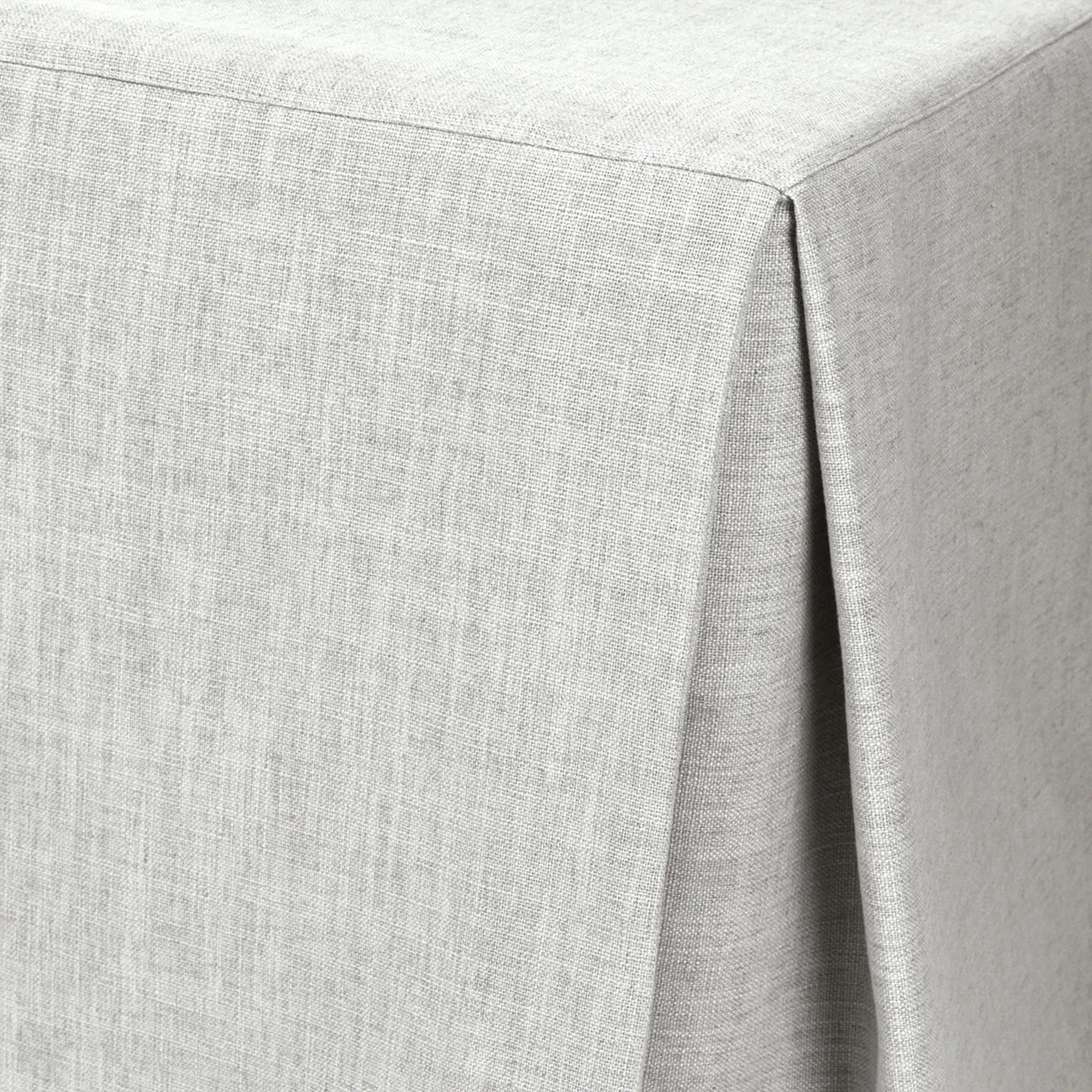 Venezia Linen Ivory sengeteppe - 6