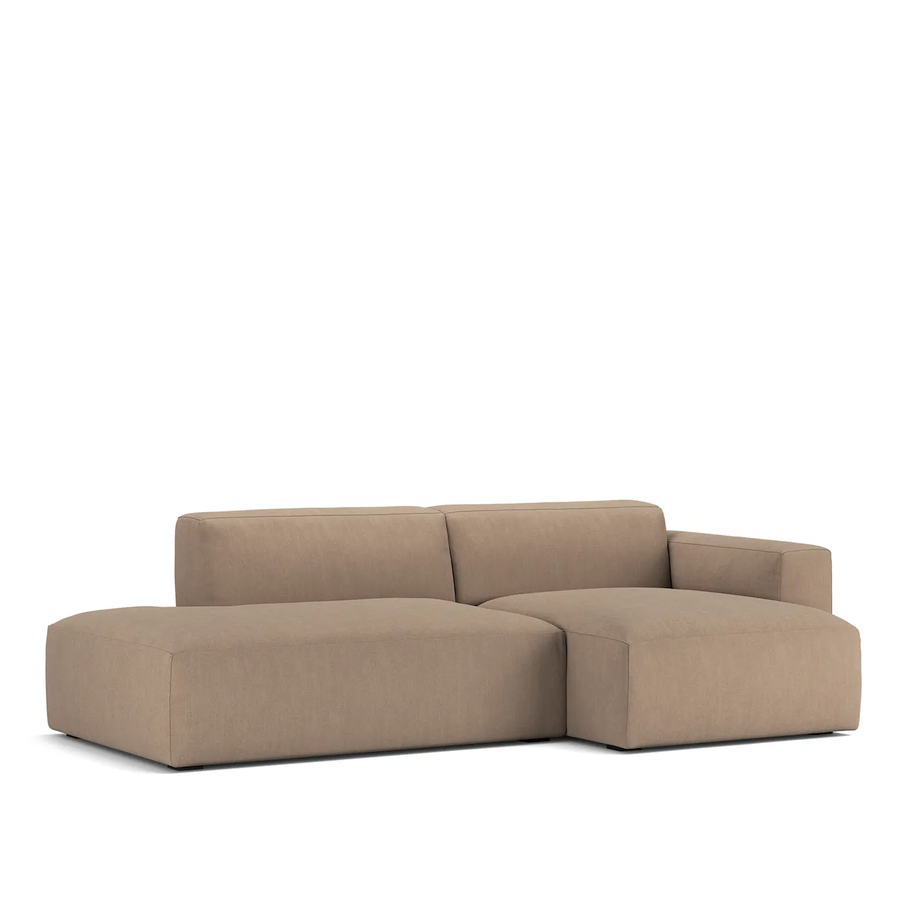 Brick 2-seters sofa sjeselong åpen ende venstre