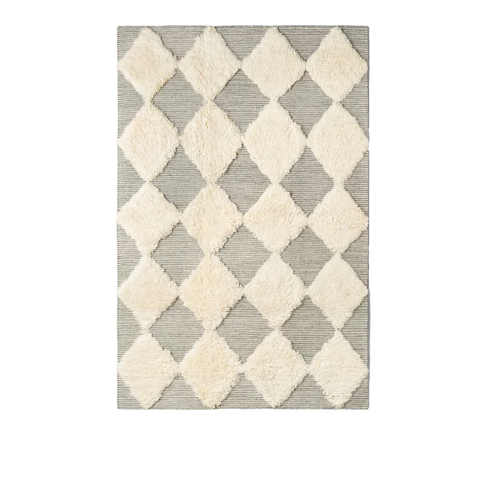 DD Chess Rug Grey