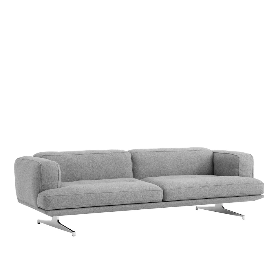 Inland AV23 3-seters sofa aluminium