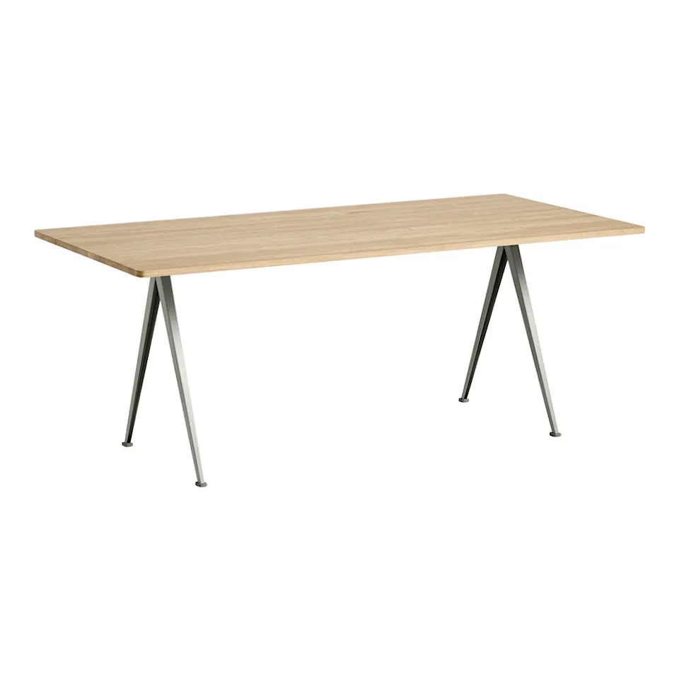 Pyramid Table 02 190x85 cm Beige/Mattlackad Ek