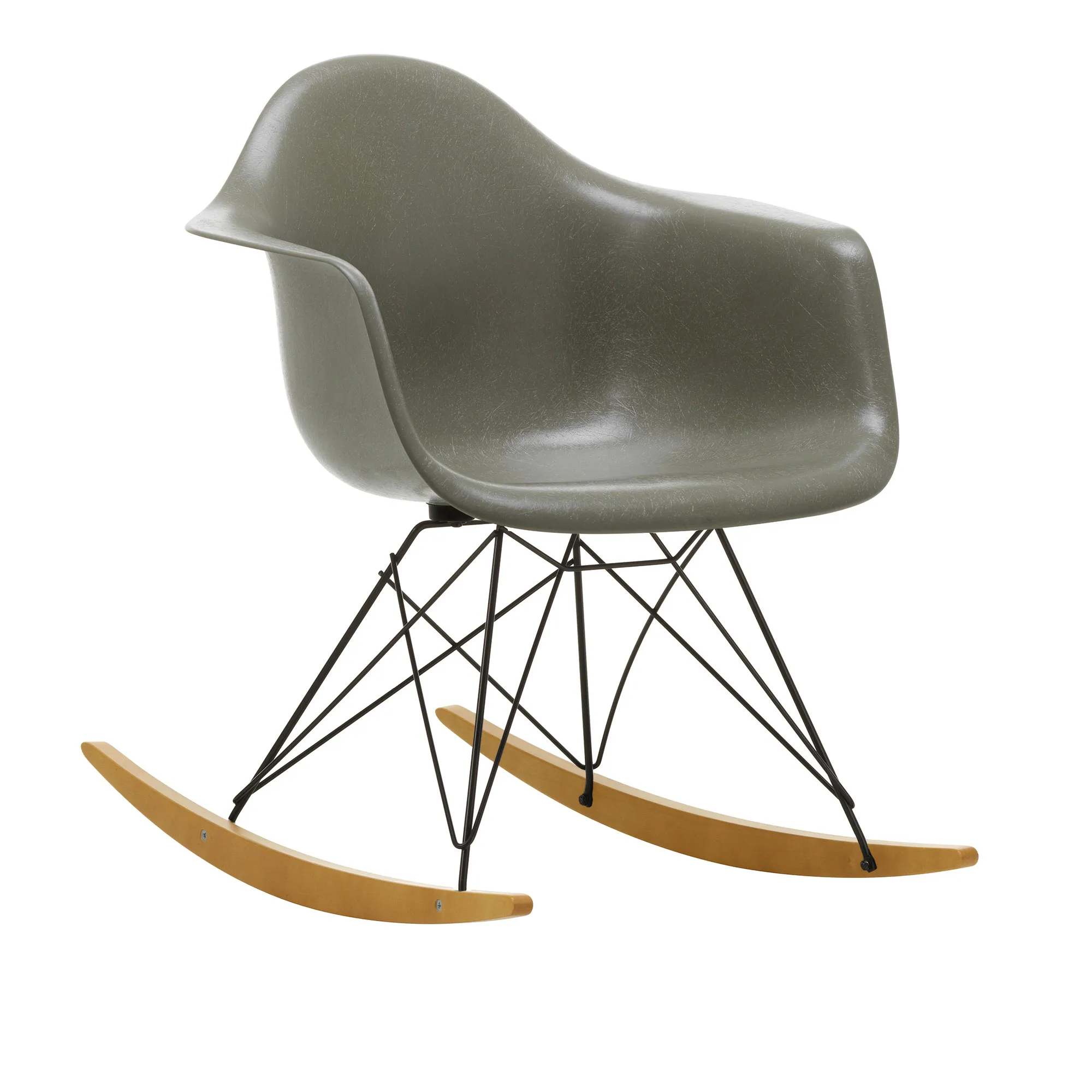 Eames Fiberglass Armchair RAR gyngestol - 1